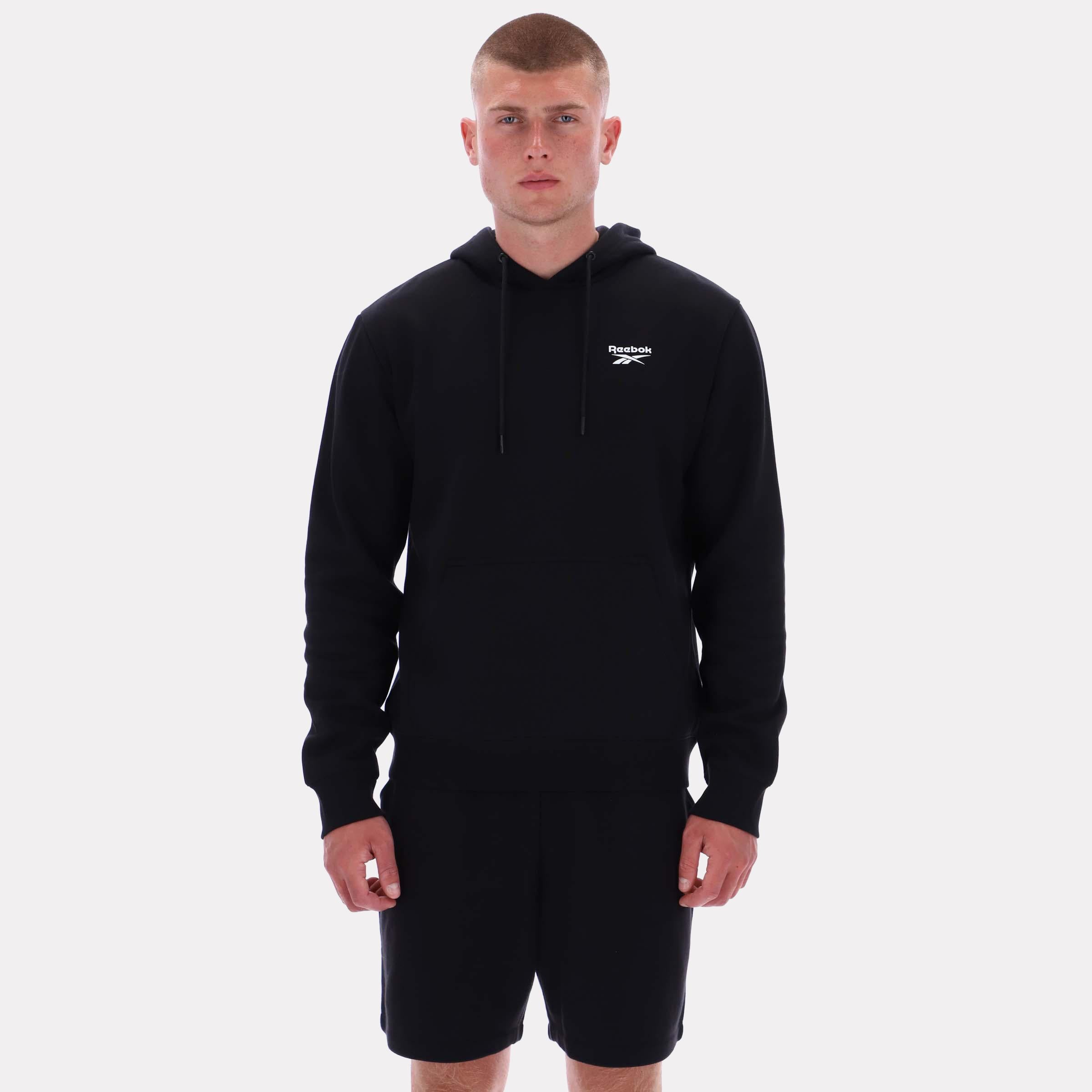 Reebok Apparel  Men's Noah Small Logo Hoody Black Reg
