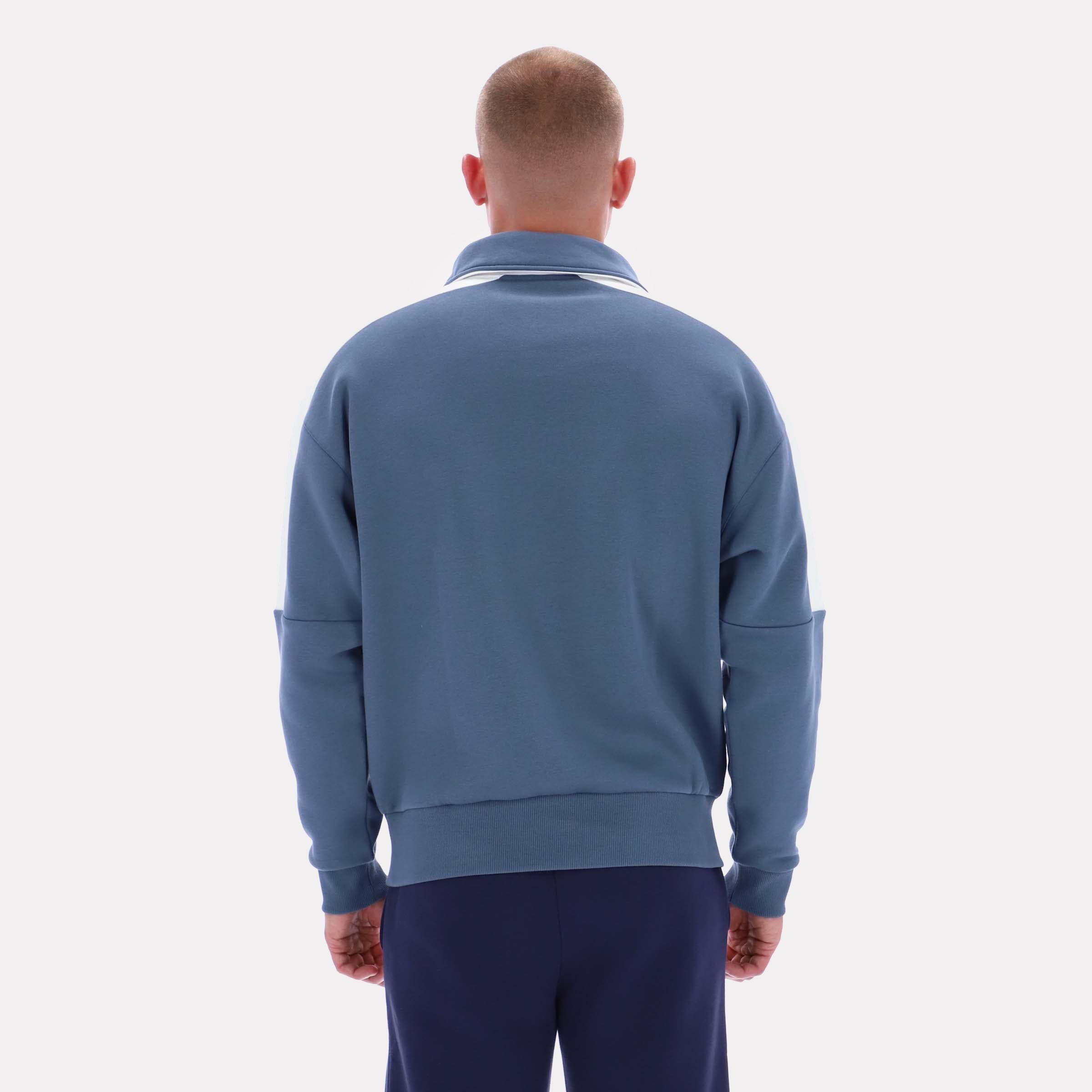 Reebok Apparel  Men's Retro Qtr Zip Sweatshirt Reebok Classics App Men Blue Reg