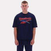 Reebok Apparel  Men's Morehead Vintage Ss Tee Reebok Classics App Men Blue Reg