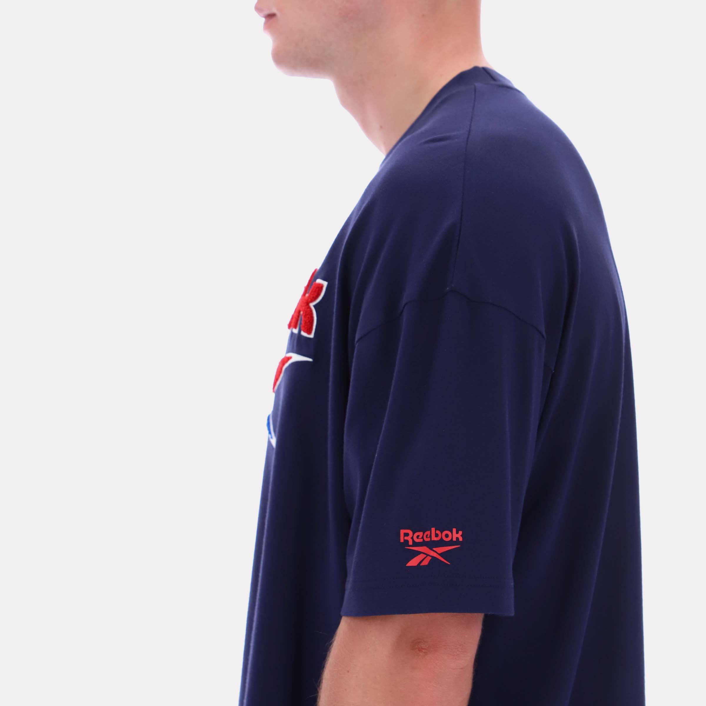 Reebok Men's Morehead Vintage Ss Tee  In Navy REG