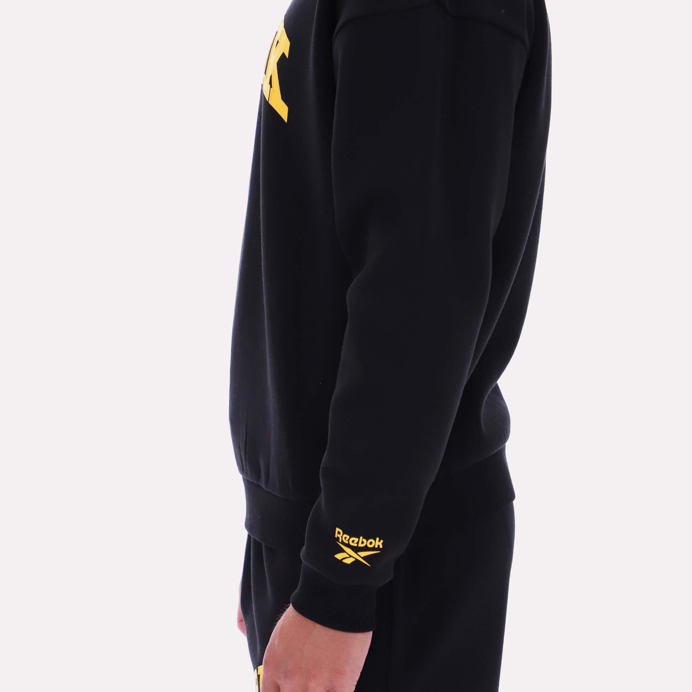 Reebok Apparel  Men's Cottle Sweatshirt Reebok Classics App Men Black Reg