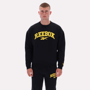 Reebok Men's Cottle Sweatshirt  Reg In Black