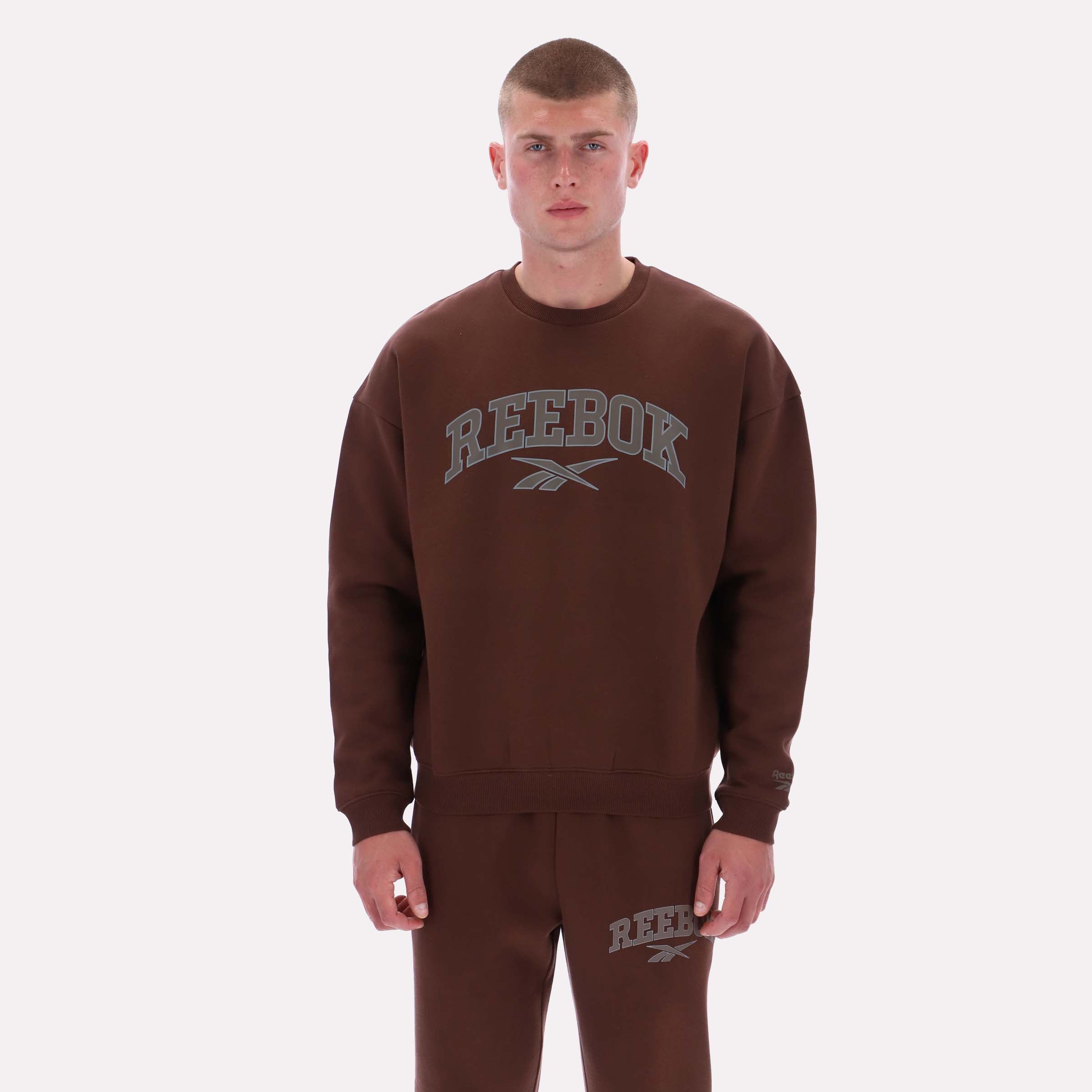 Reebok Men's Curtis Varsity Sweatshirt  Reg In Campus