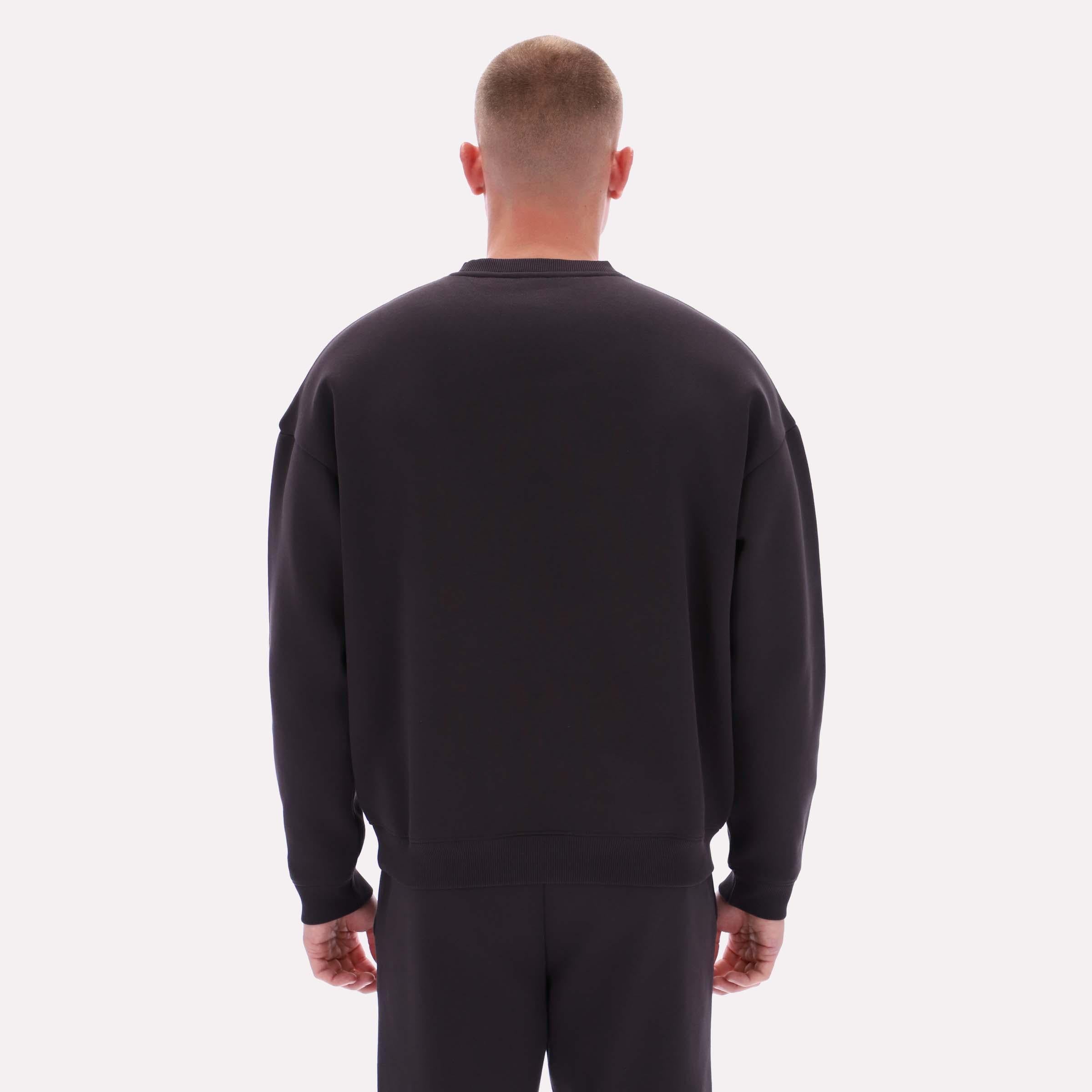 Reebok Apparel  Men's Curtis Varsity Sweatshirt Black Reg