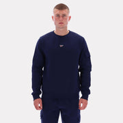 Reebok Apparel  Men's Peter Cargo Pocket Crewneck Sweatshirt Reebok Classics App Men Blue Reg