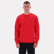 Reebok Men's Kai Small Logo Crewneck Sweatshirt  In Red REG