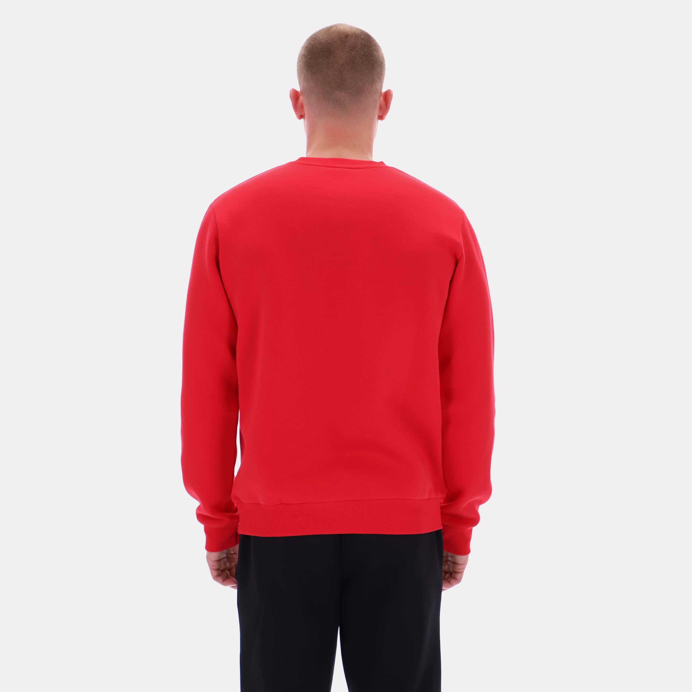 Reebok Men's Kai Small Logo Crewneck Sweatshirt  In Red