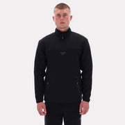 Reebok Apparel  Men's Half Zip Fleece Top Reebok Classics App Men Black Reg