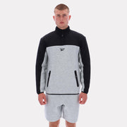 Reebok Men's Half Zip Fleece Top  In Grey REG