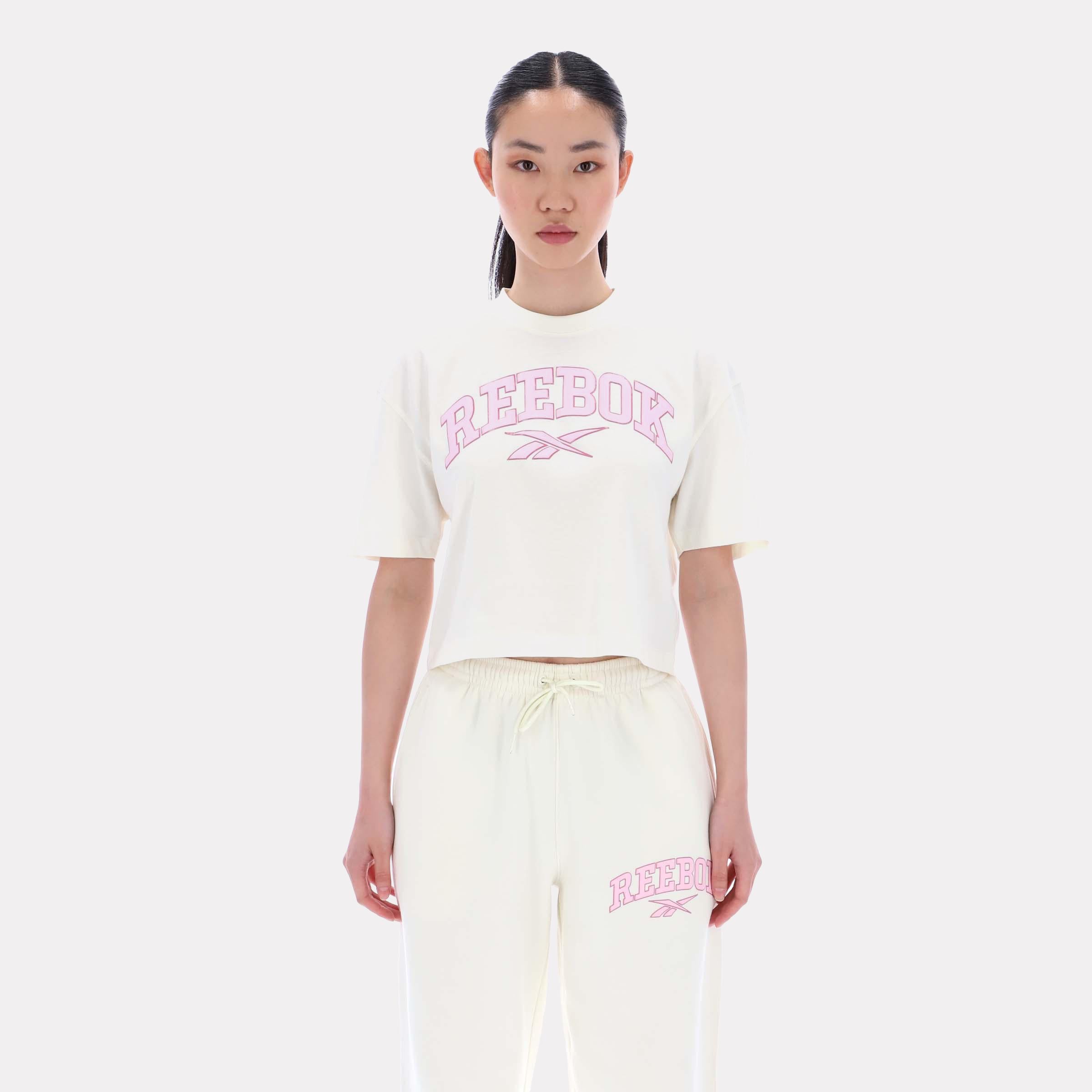 Reebok Apparel  Women's Shenikwa Varsity Tee Reebok Classics App Women White Reg