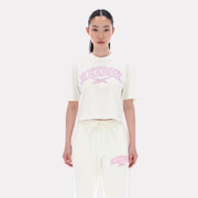 Reebok Women's Shenikwa Varsity Tee  In Vintage Chalk REG