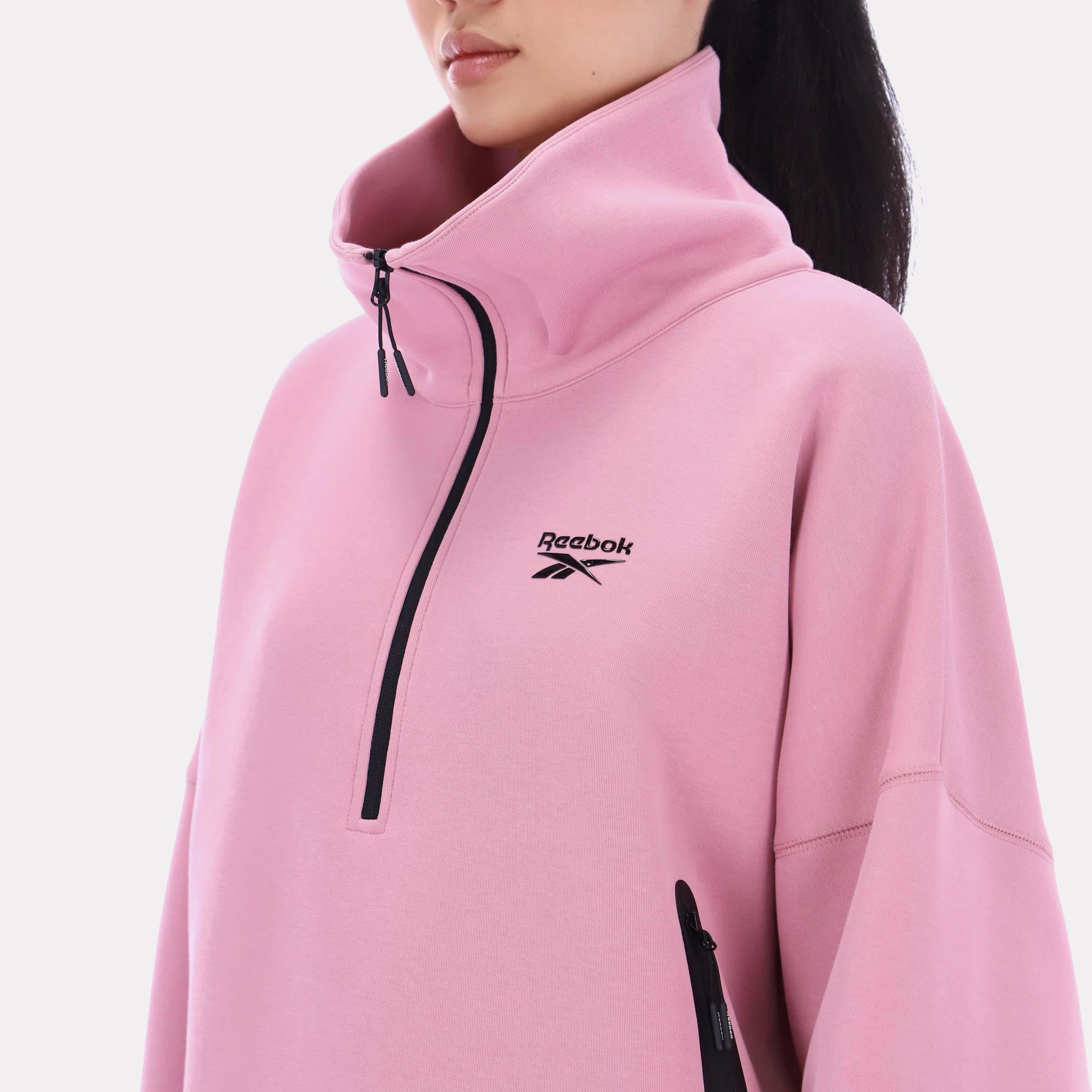 Reebok Apparel  Women's Vector Retro 70S Sweatshirt Reebok Classics App Women Pink Reg
