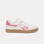 Reebok Kids' Reebok Smash Edge Elastic & Top Strap  In Chalk/Passionpink/Sgum1 M