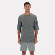 Reebok Apparel  Men's Yoga Relaxed Long Line Tee Reebok Training App Men Green Reg