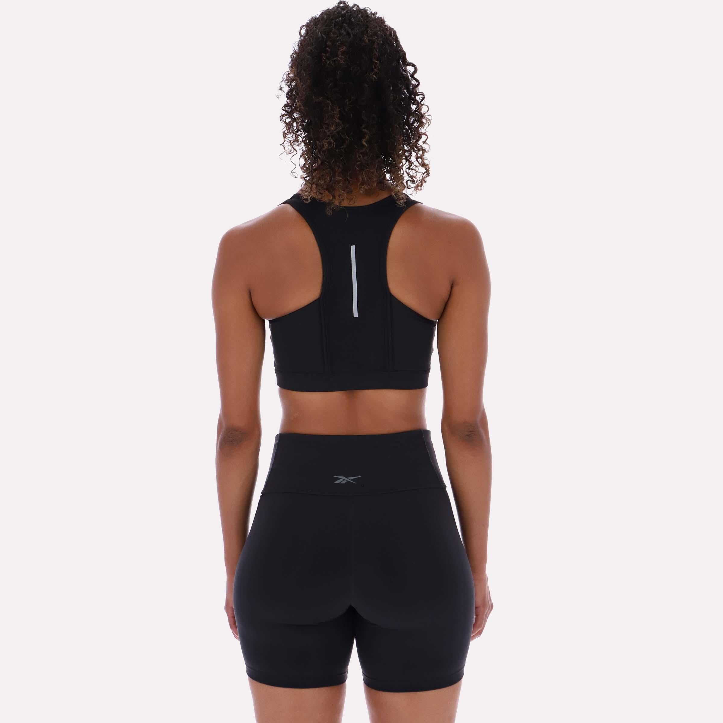 Reebok Apparel  Women's Racerback Bra Reebok Running App Women Black Reg