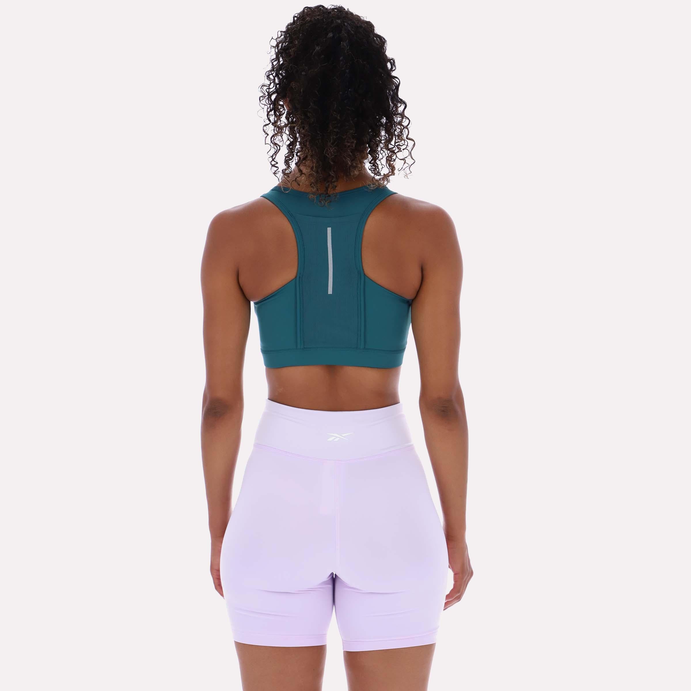 Reebok Apparel  Women's Racerback Bra Reebok Running App Women Green Reg
