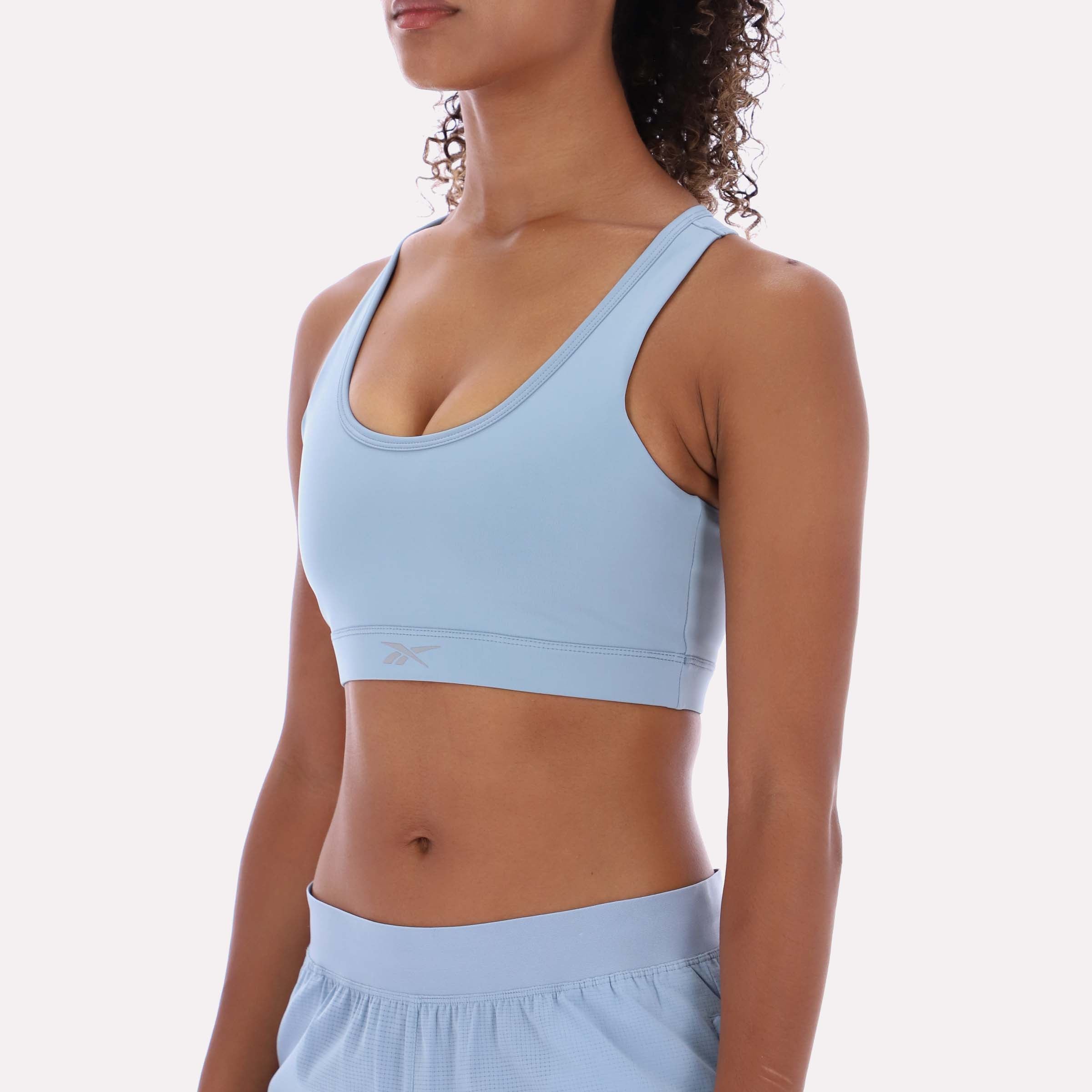 Reebok Women's Racerback Bra  Reg In Leisure Blue