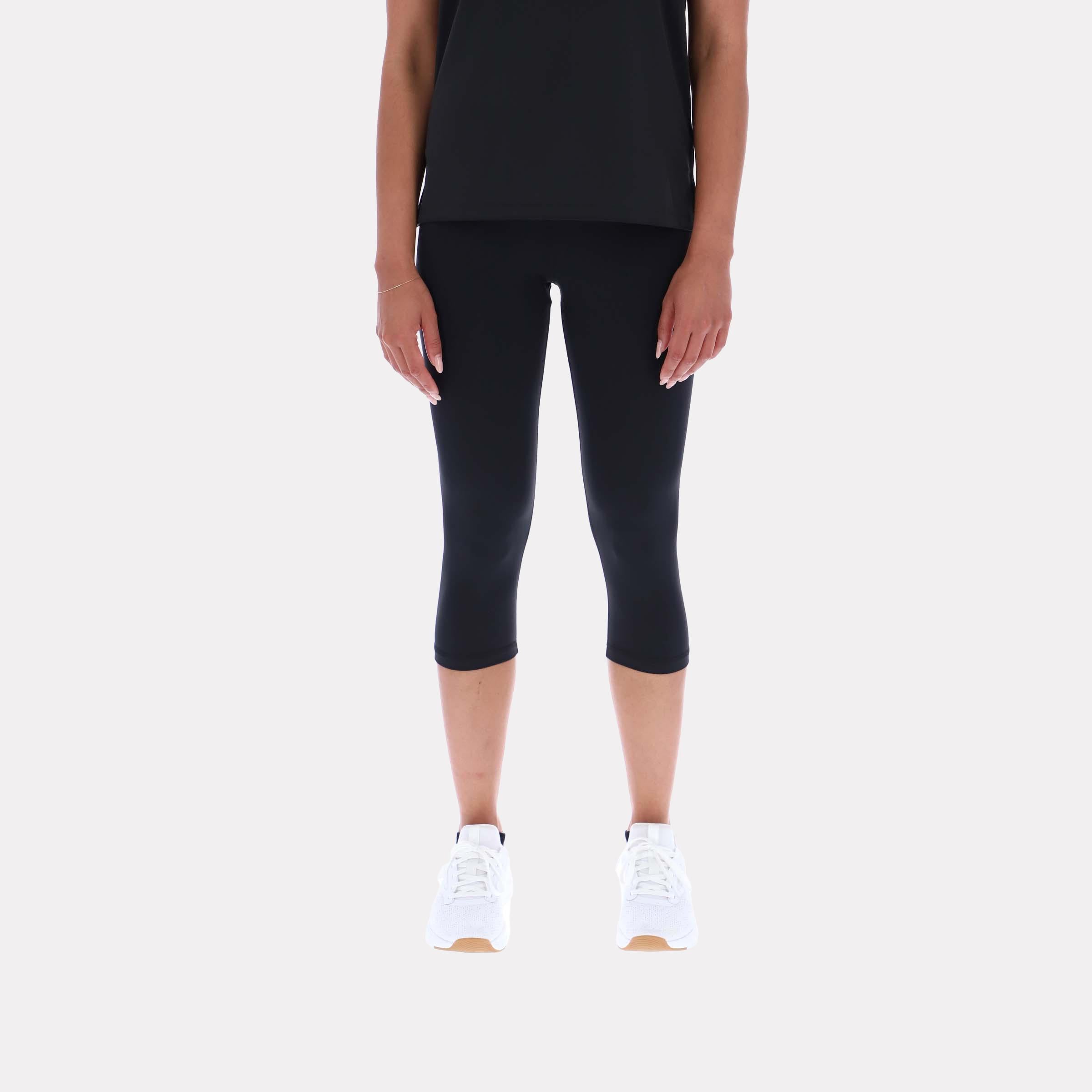 Reebok Apparel  Women's Core High Rise Leggings Reebok Training App Women Black Reg