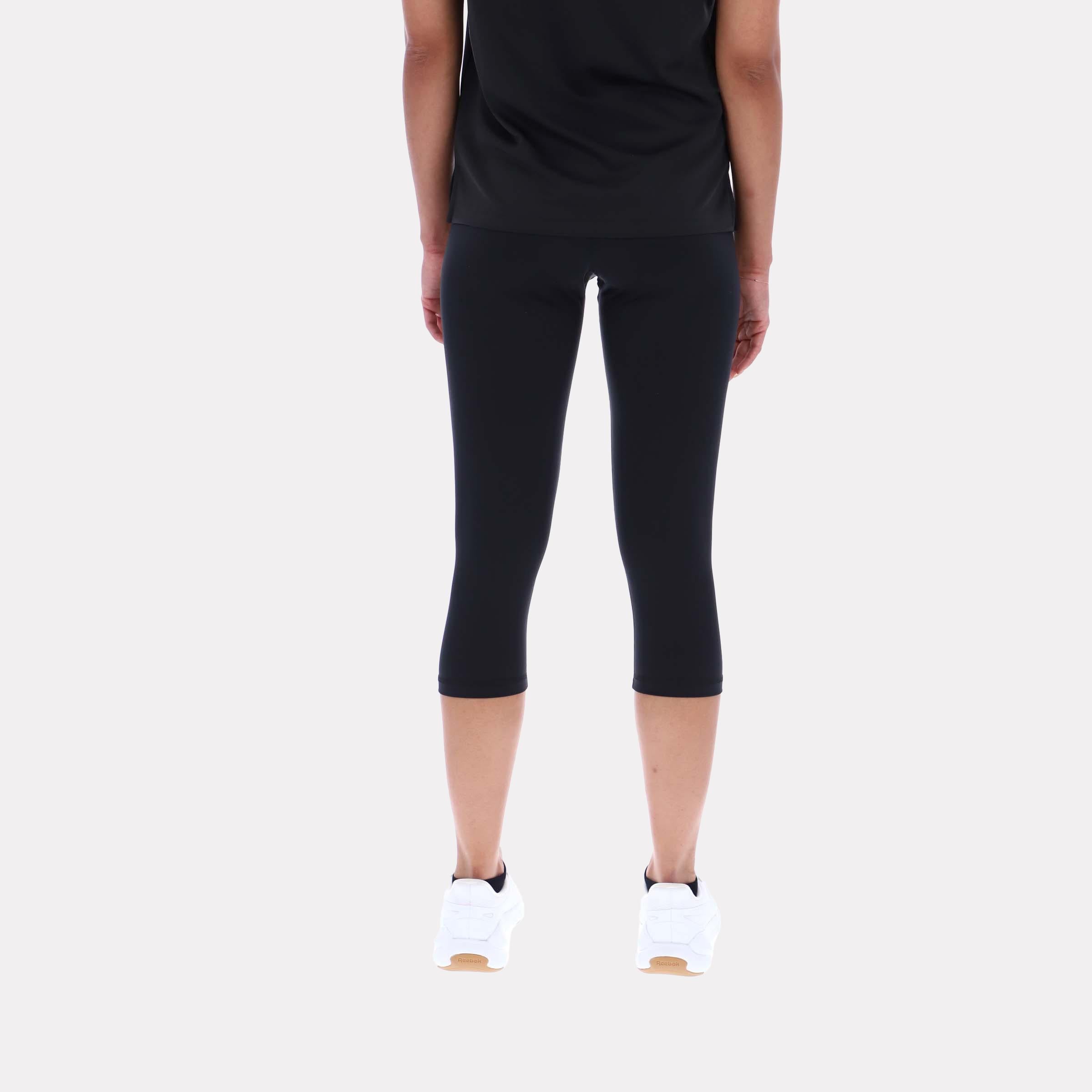 Reebok Apparel  Women's Core High Rise Leggings Reebok Training App Women Black Reg