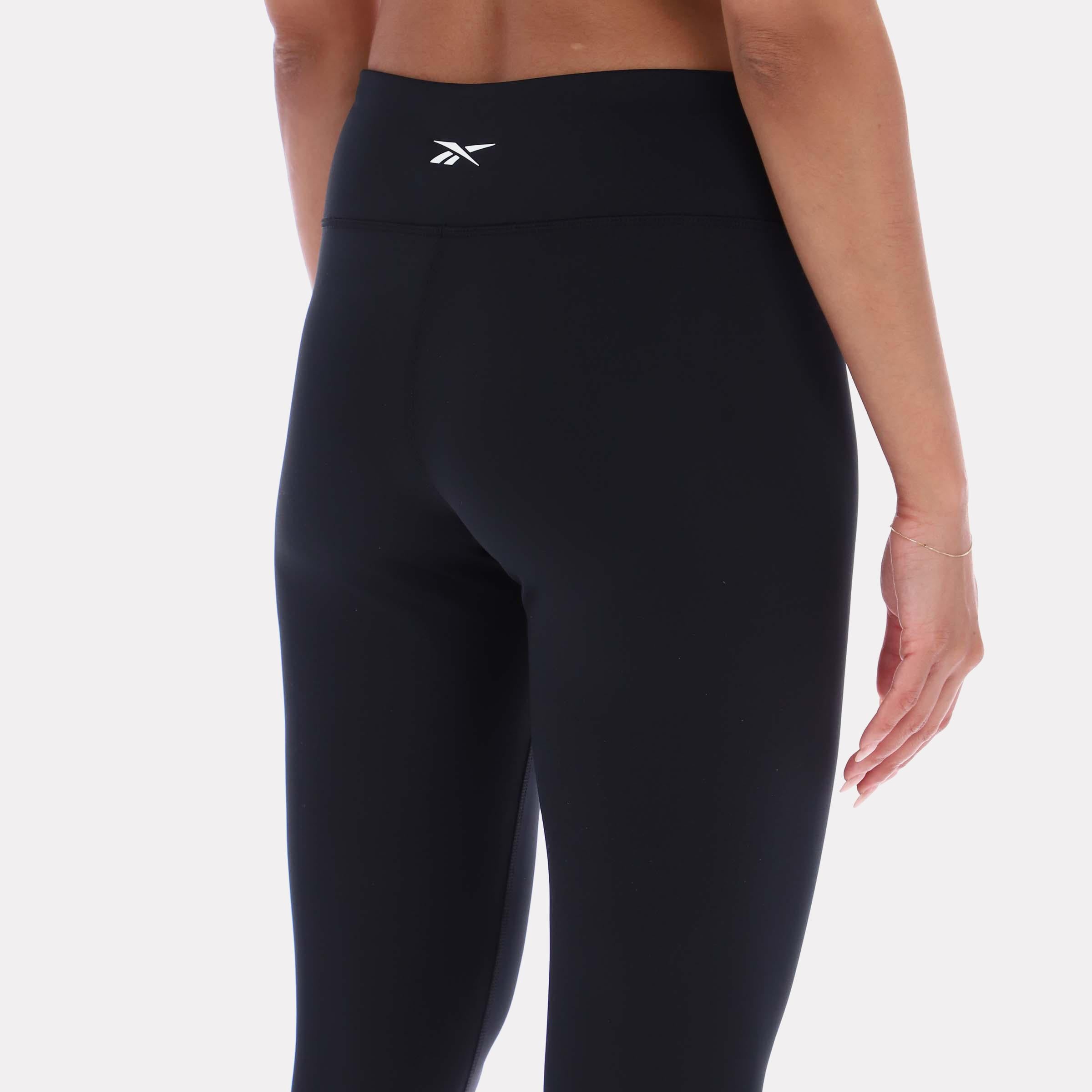 Reebok Apparel  Women's Core High Rise Leggings Reebok Training App Women Black Reg