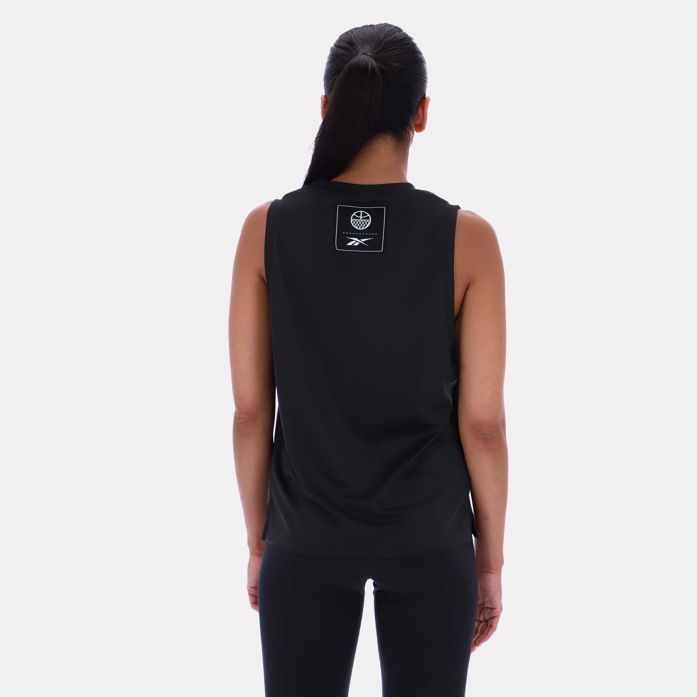 Reebok Apparel  Women's River Bb Mesh Tank Reebok Training App Women Black Reg