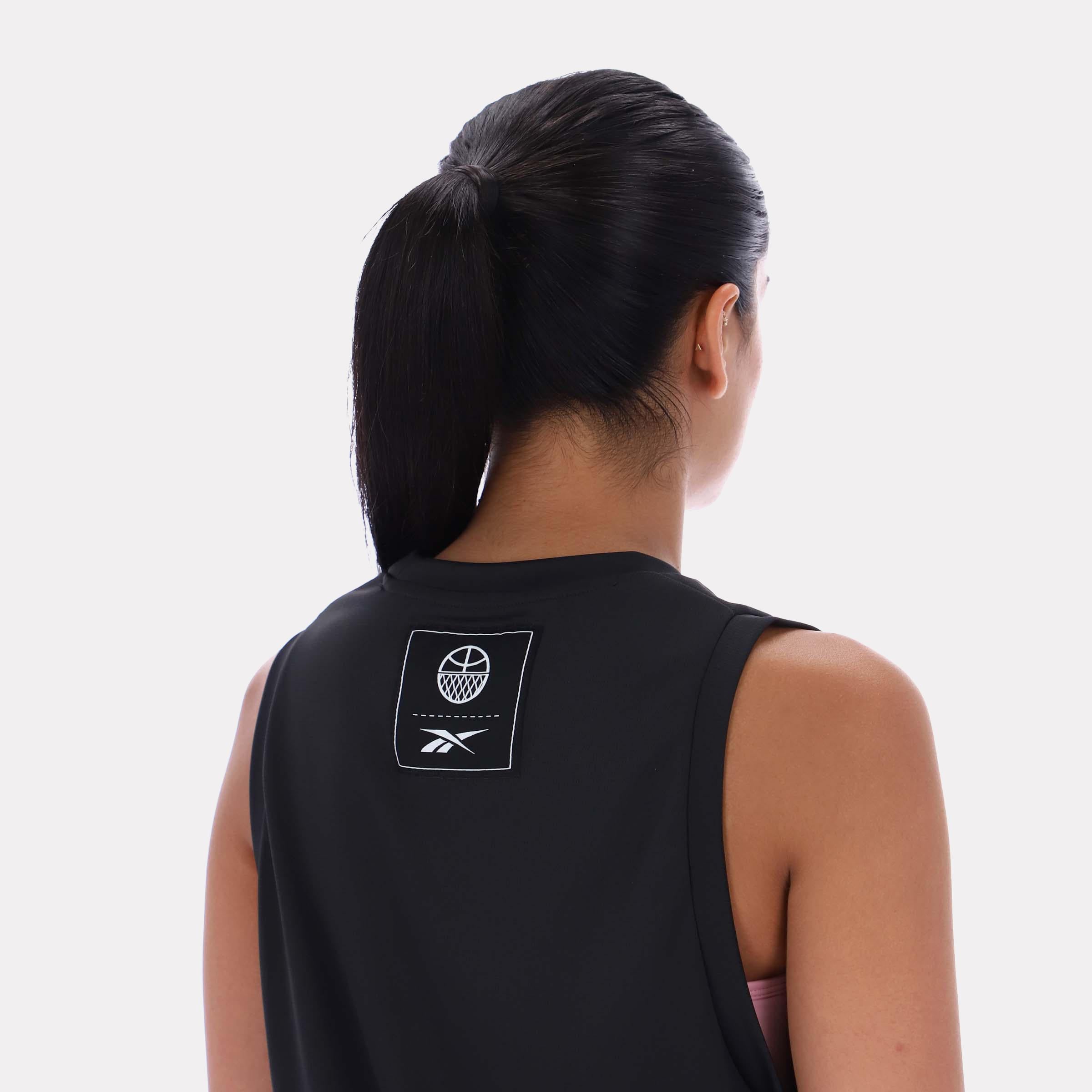 Reebok Apparel  Women's River Bb Mesh Tank Reebok Training App Women Black Reg