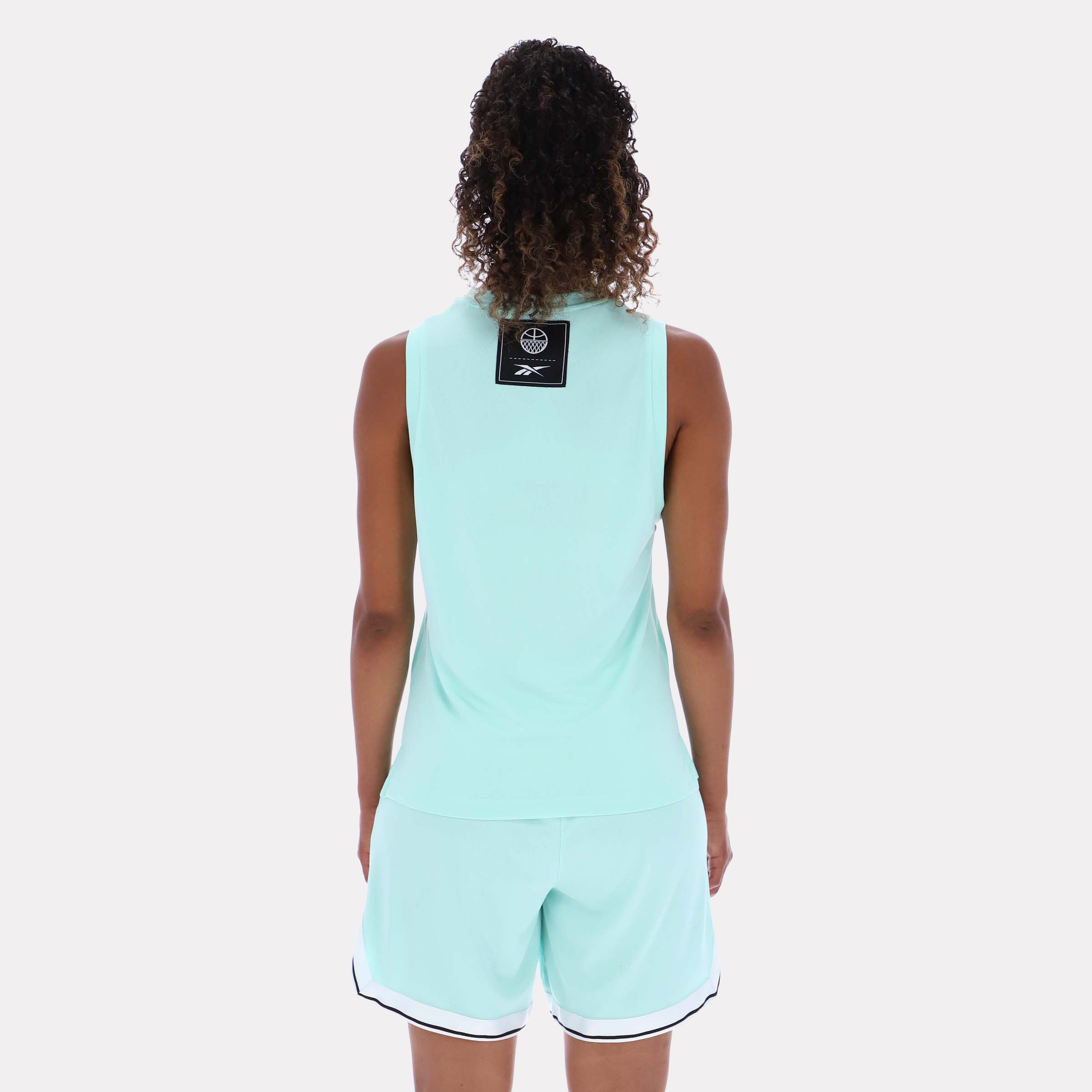 Reebok Women's River Bb Mesh Tank  Reg In Aqua