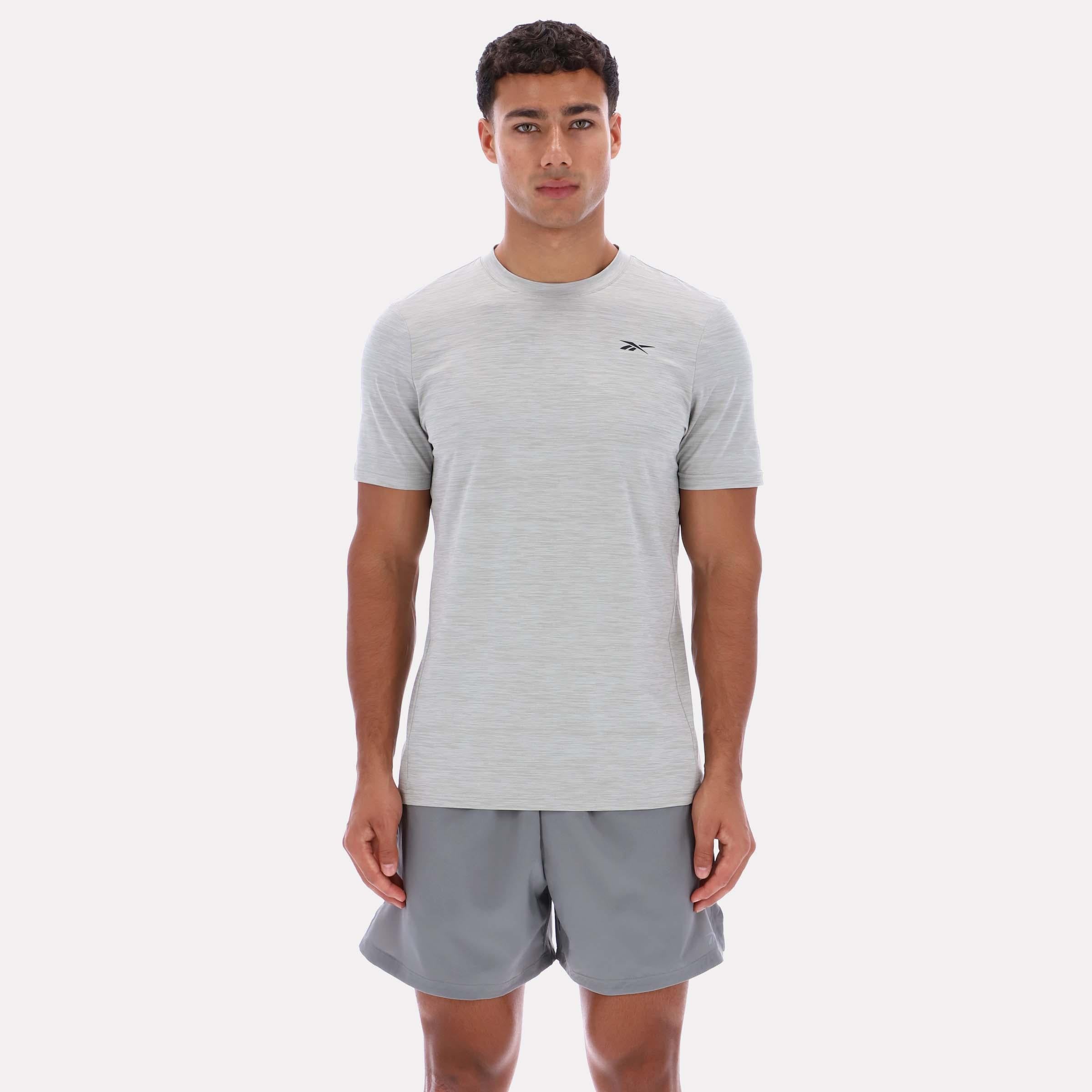 Reebok Apparel  Men's Jimmy Standard Fit Tee Reebok Training App Men Grey Reg
