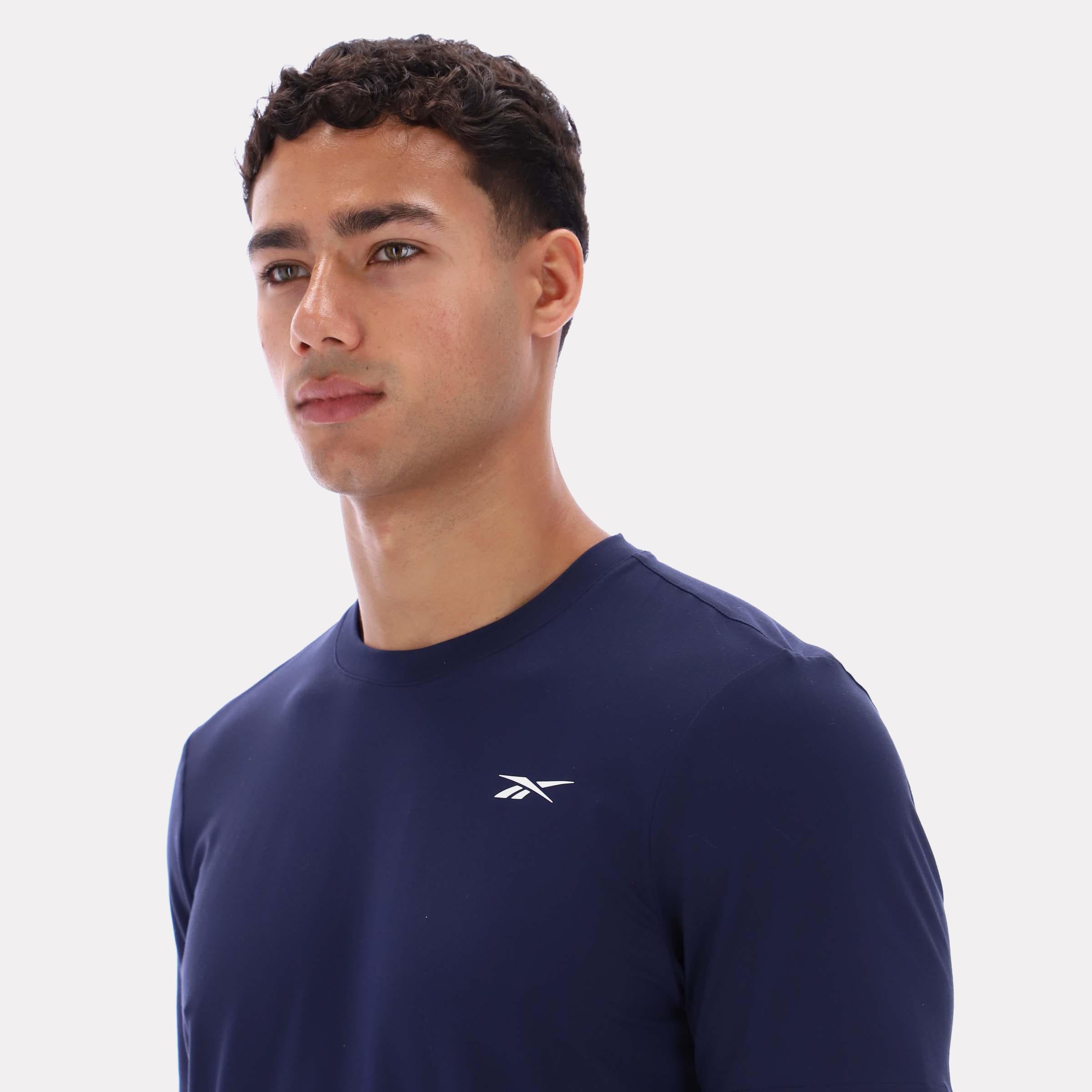 Reebok Apparel  Men's Jimmy Standard Fit Tee Reebok Training App Men Blue Reg