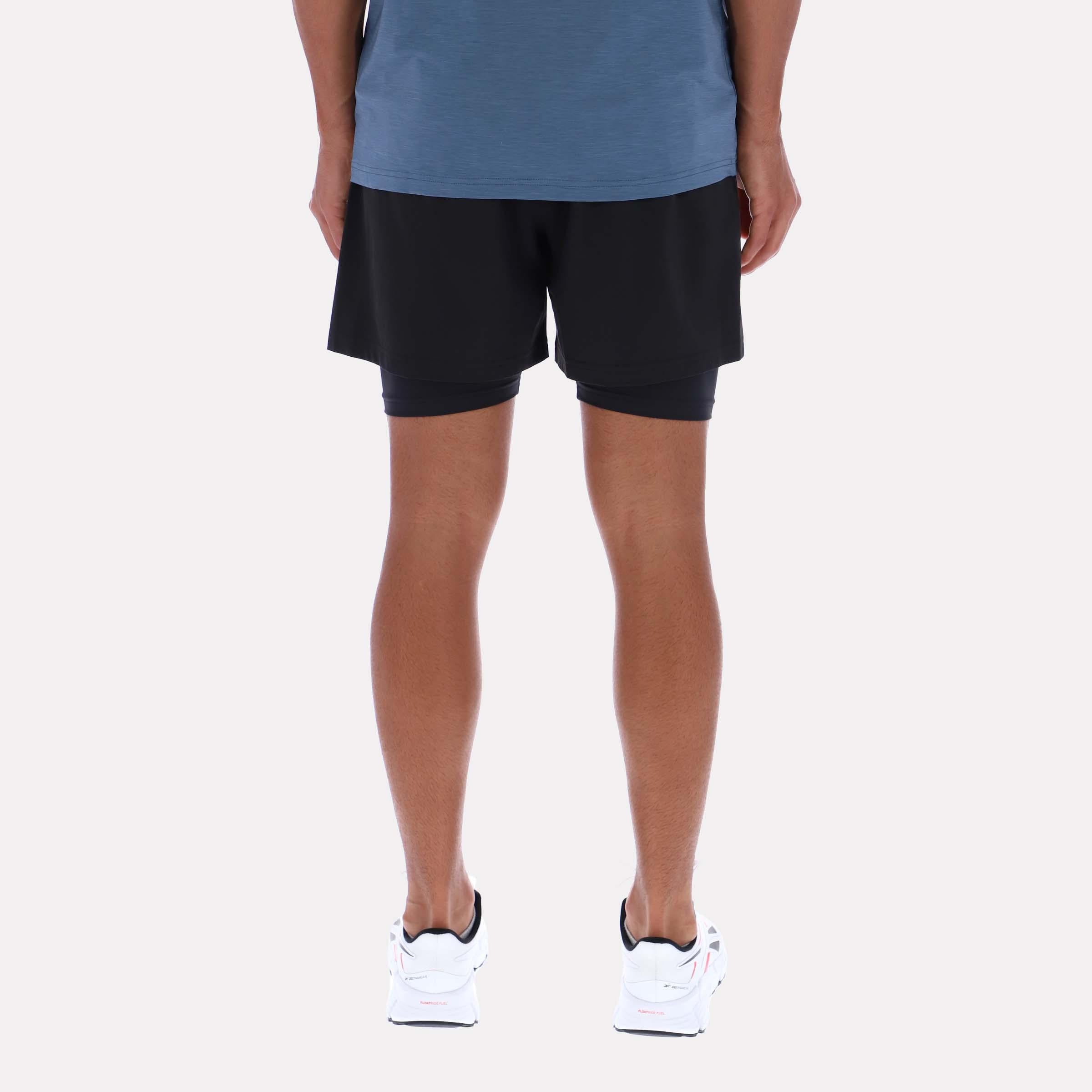Reebok Apparel  Men's Normski 2 In 1 Training Short Black Reg