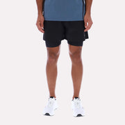 Reebok Men's Normski 2 In 1 Training Short  Reg In Black