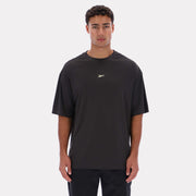 Reebok Men's Outdoor Inspired Graphic Tee  In Washed Black REG