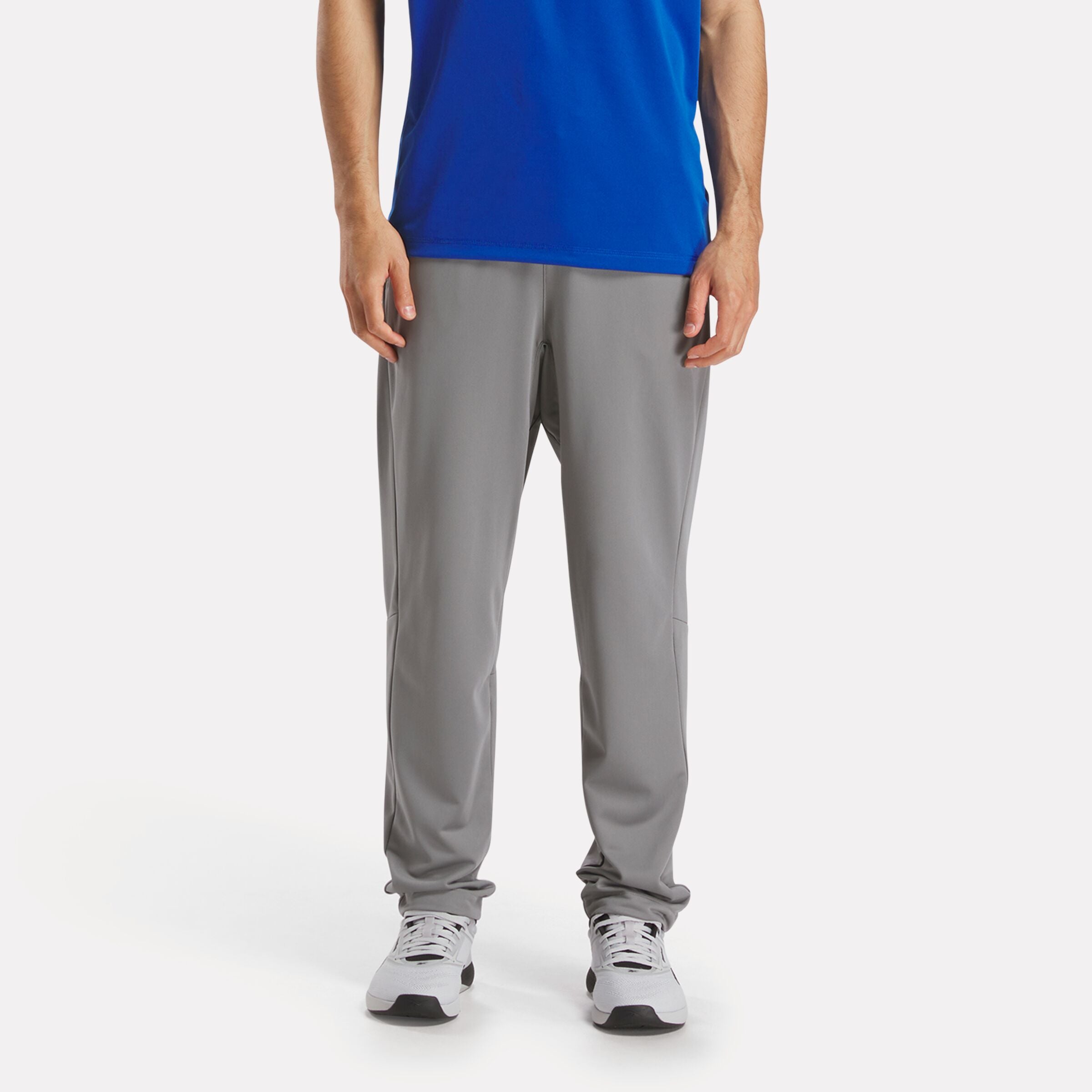 Reebok Men's Id Train Knit Pant  Reg In Grey