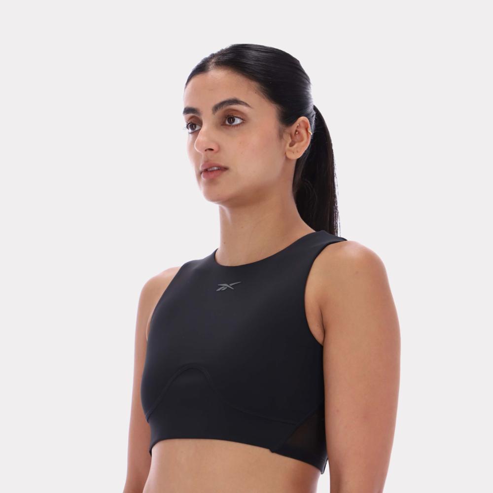 Reebok Apparel  Women's Lux Contour Crop Reebok Training App Women Black Reg