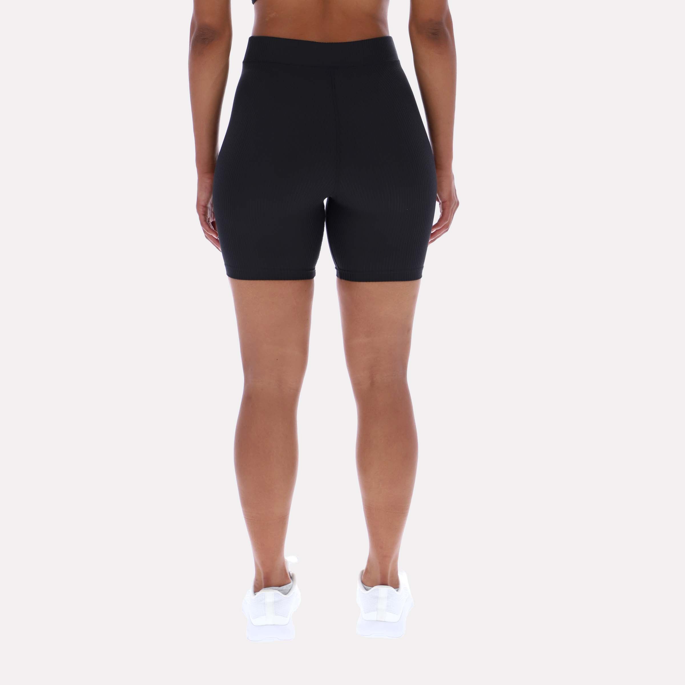 Reebok Women's Rib Bike Short  Reg In Black