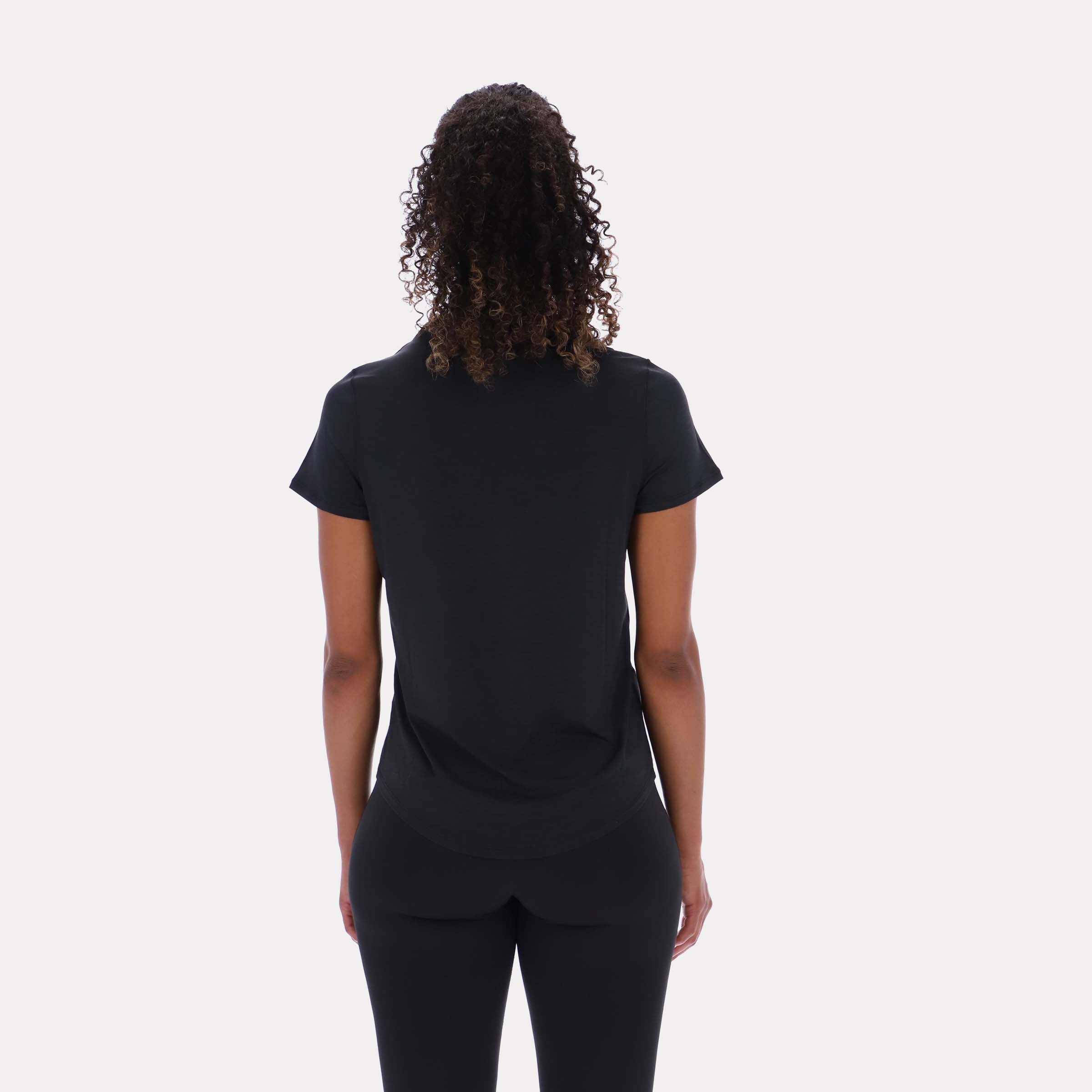 Reebok Women's Rbk Chill Athletic Tee  Reg In Black