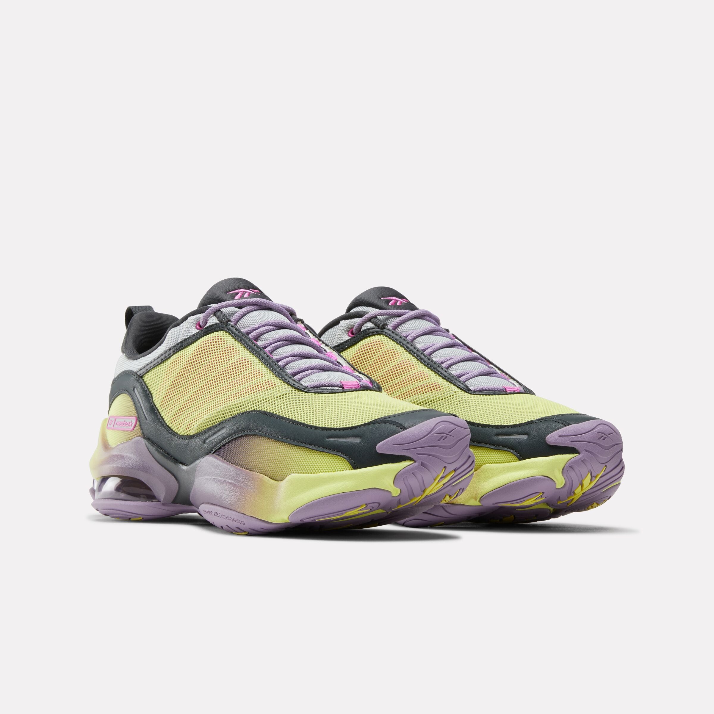 Reebok Unisex' Dmx Series 3000  In Sportcitrus/Blackberry/Grey M