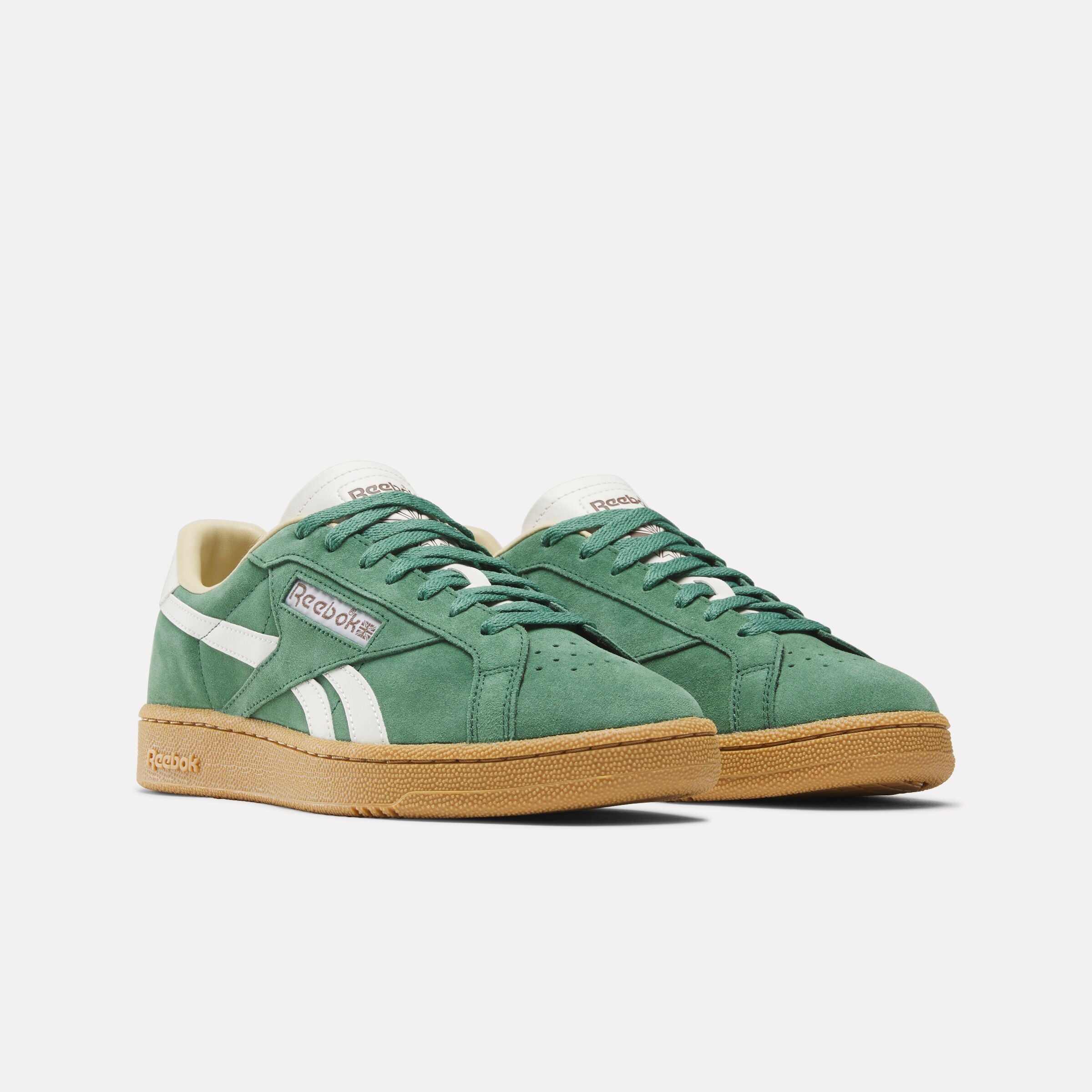 Reebok Unisex' Club C Grounds Uk  In Fieldgreen/Chalk/Gum M