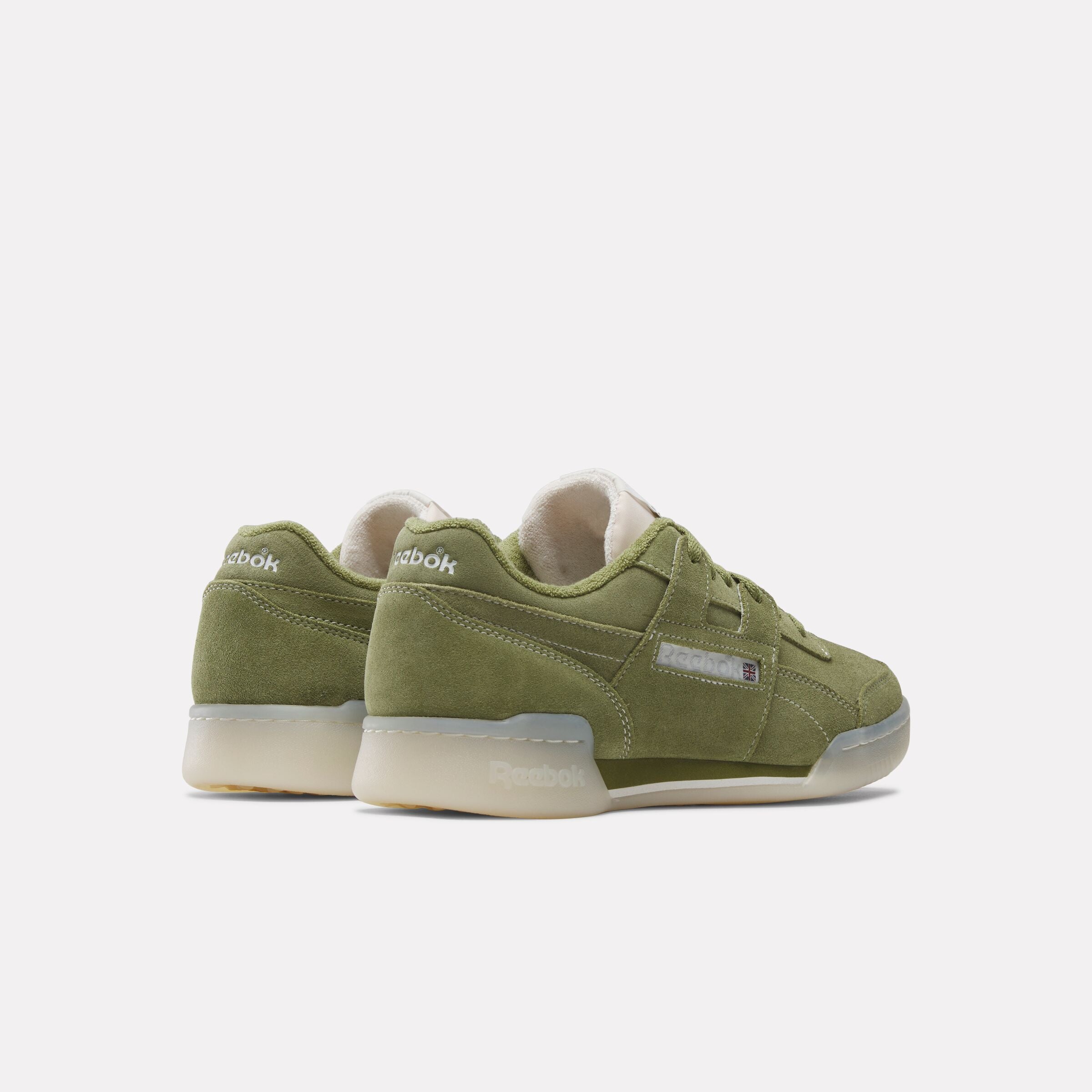 Reebok Unisex' Workout Plus  In Gritgreen/Chalk/Alabaster M