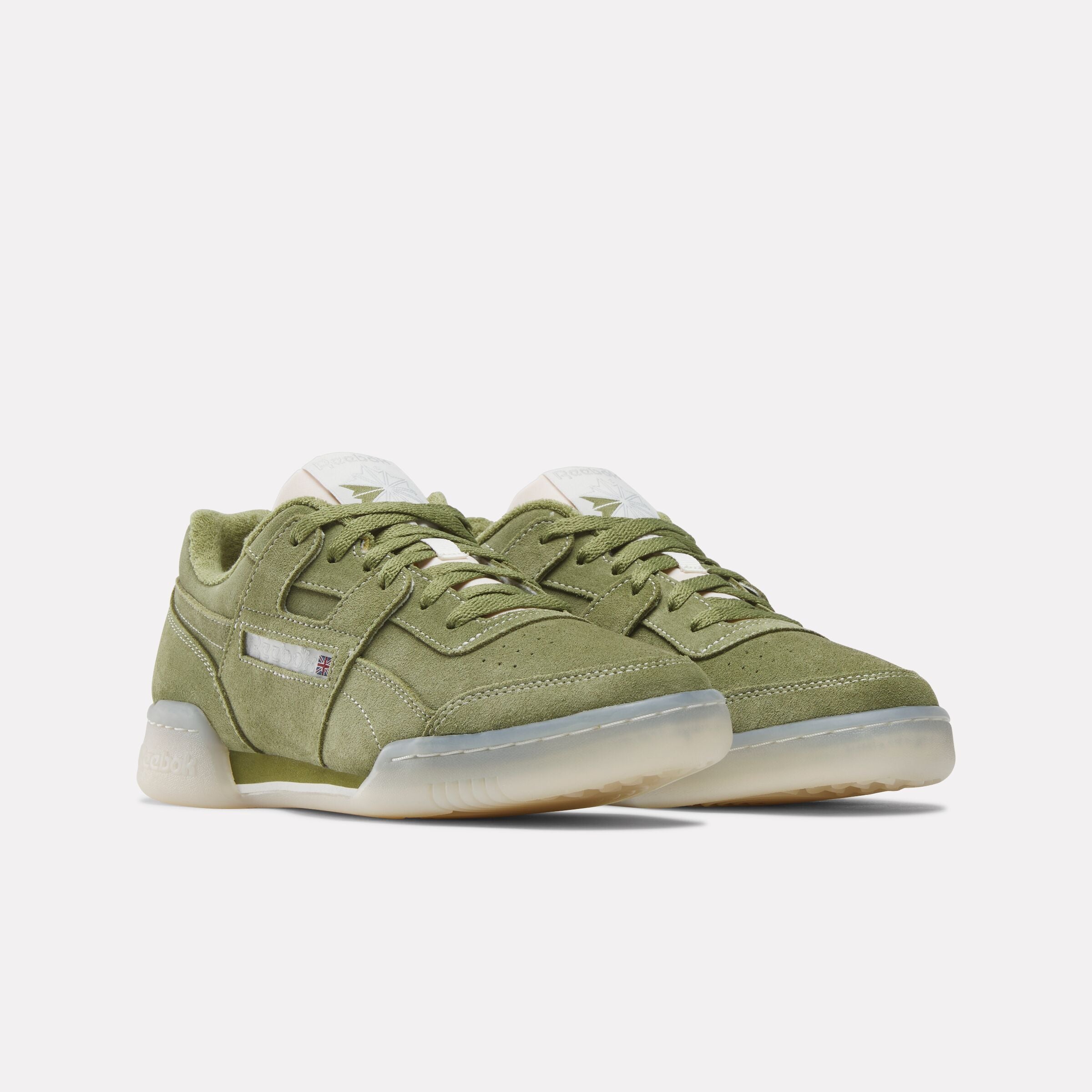 Reebok Unisex' Workout Plus  In Gritgreen/Chalk/Alabaster M