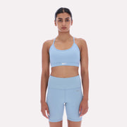 Reebok Women's Kendal Core Strappy Bra  In Leisure Blue REG