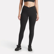 Reebok Women's Lux Hi-Rise Tight  In Black REG