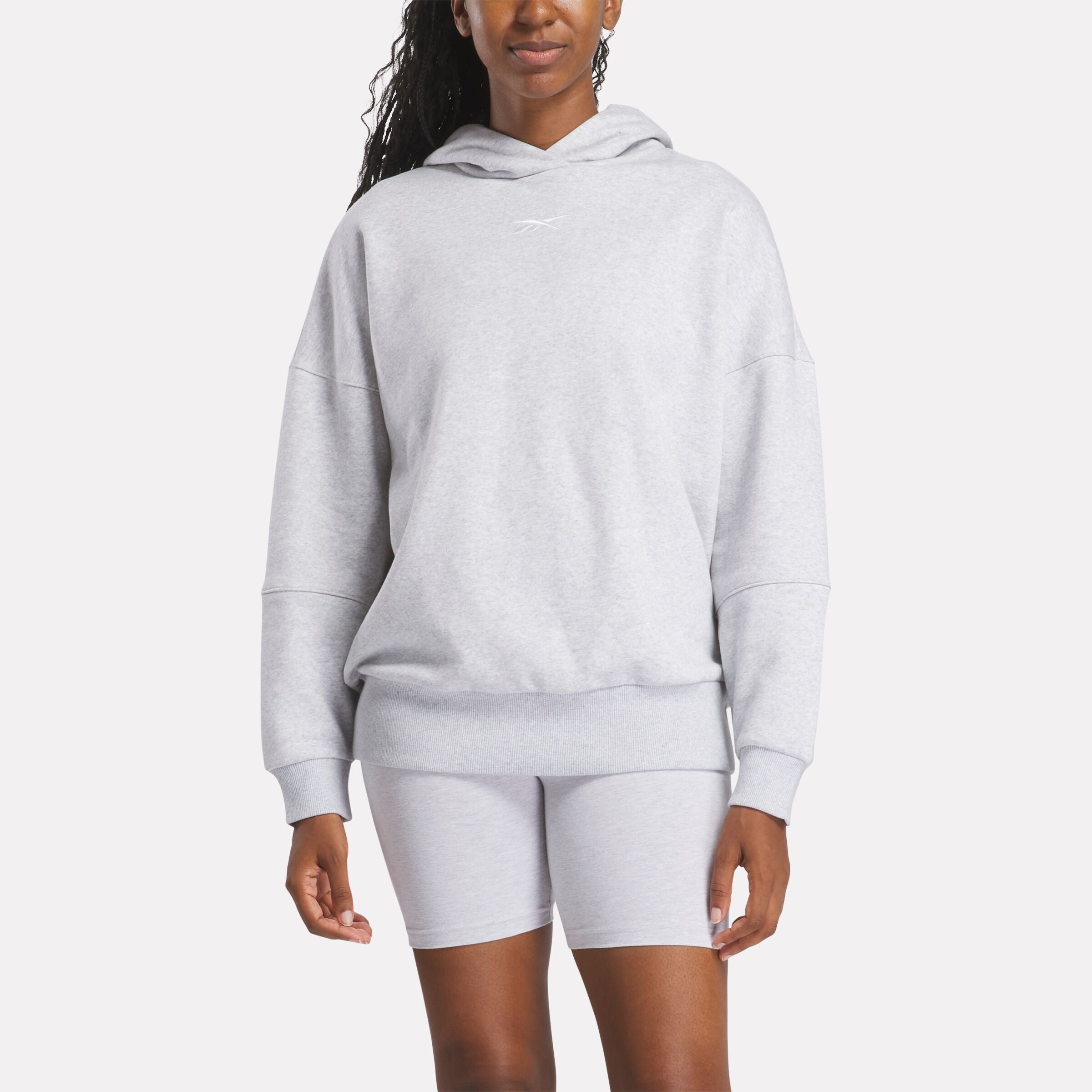 Reebok Women's Lux Hoodie  Reg In Silver