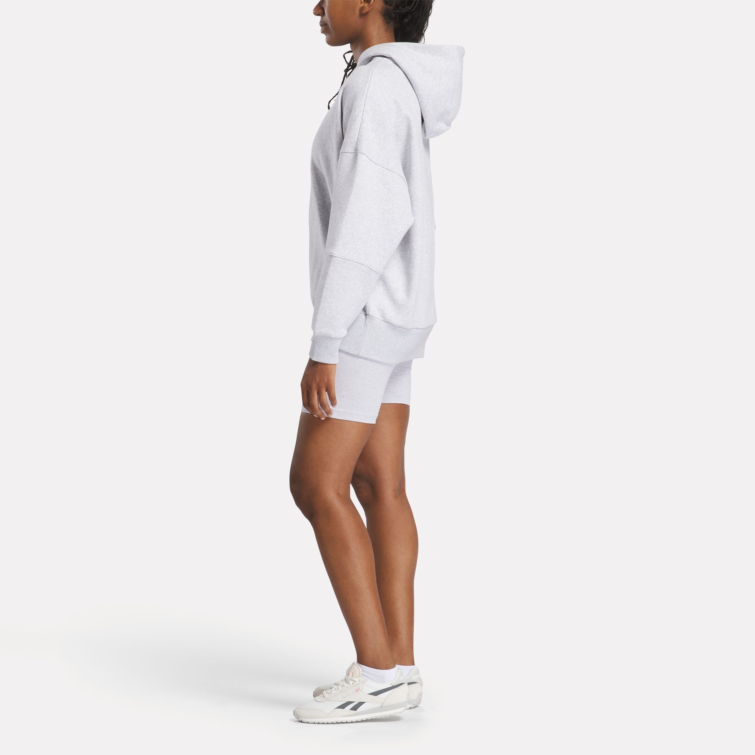 Reebok Women's Lux Hoodie  Reg In Silver