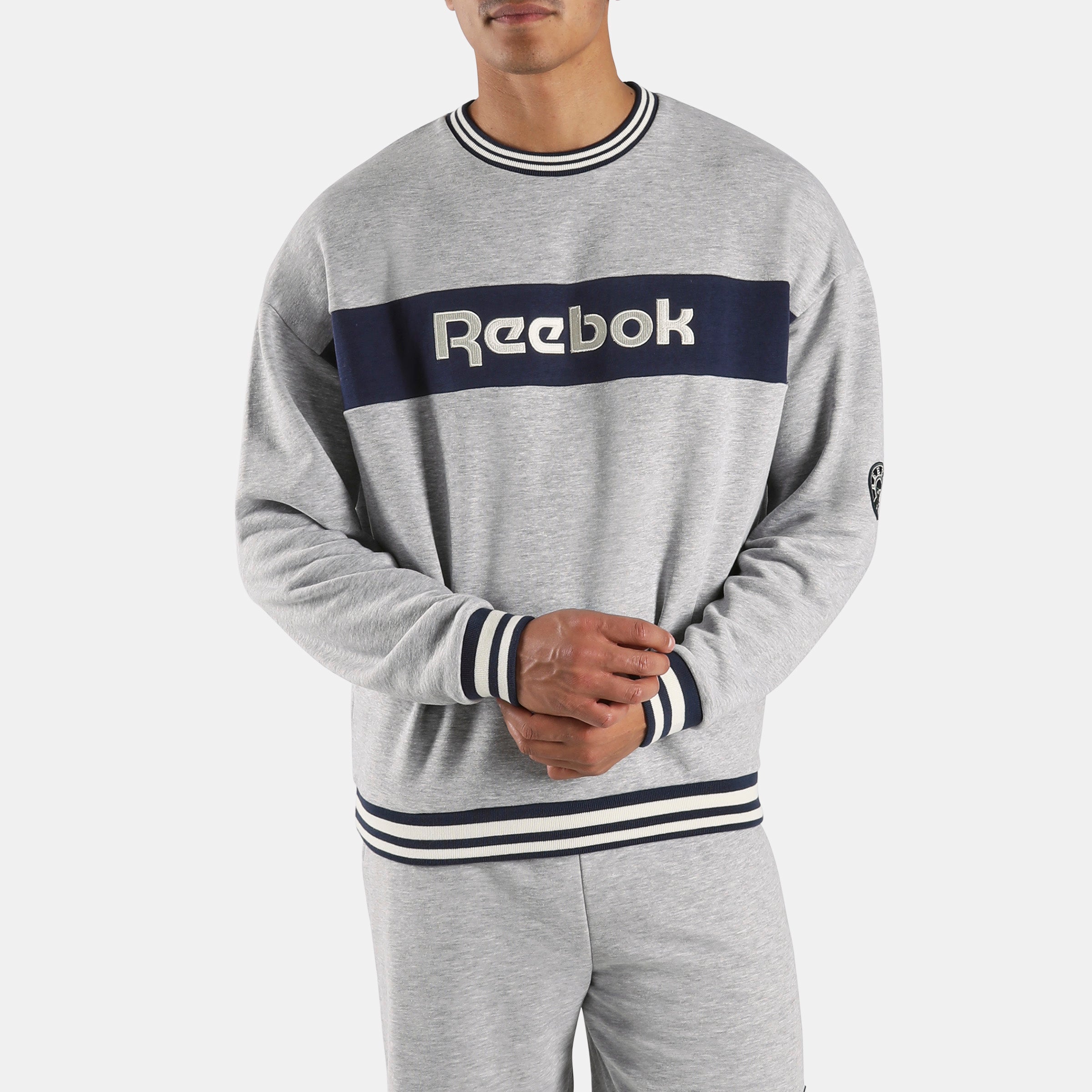 Reebok Men's Lawn Club Crew Sweat  In Athletic REG