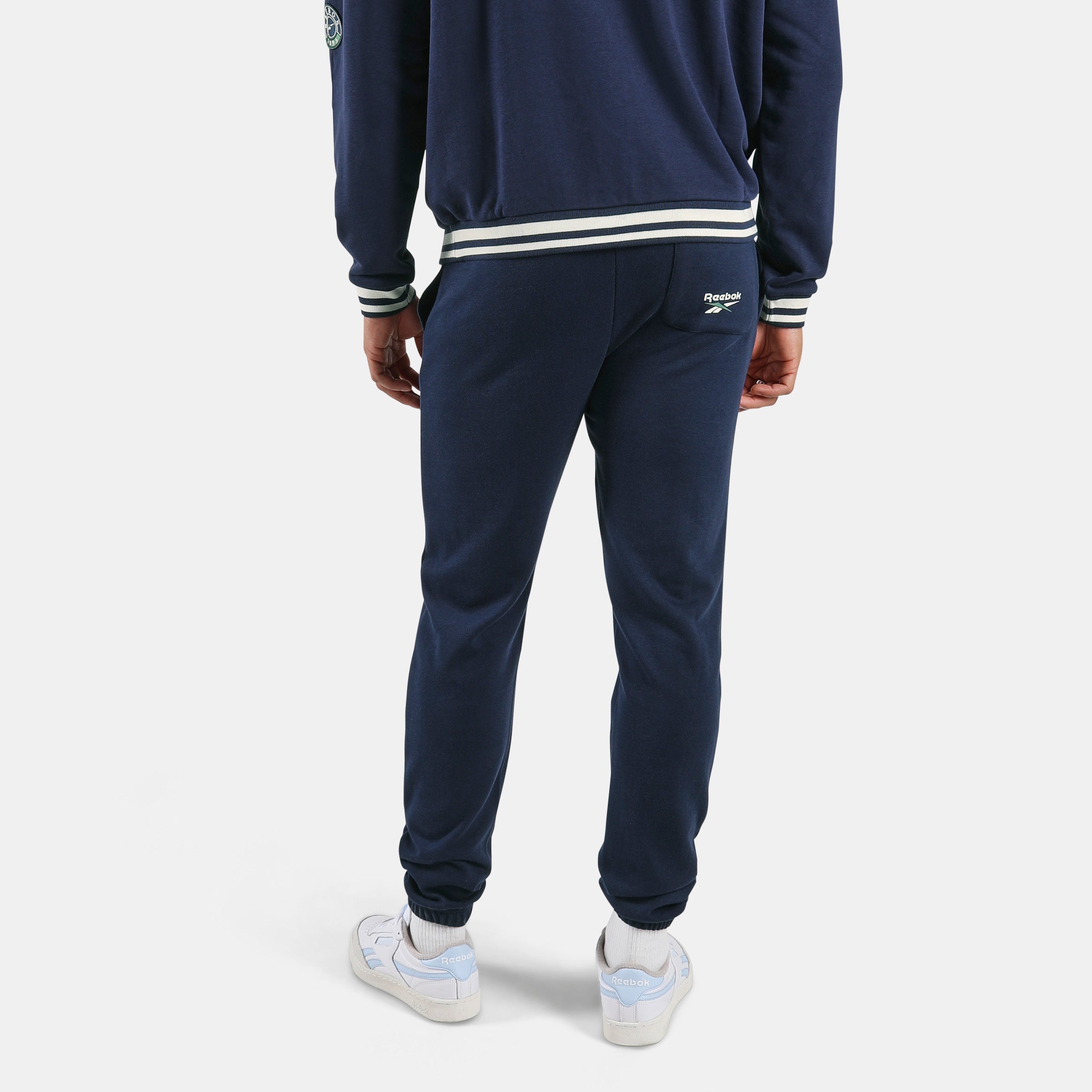 Reebok Men's Lawn Club French Terry Jogger  In Navy REG