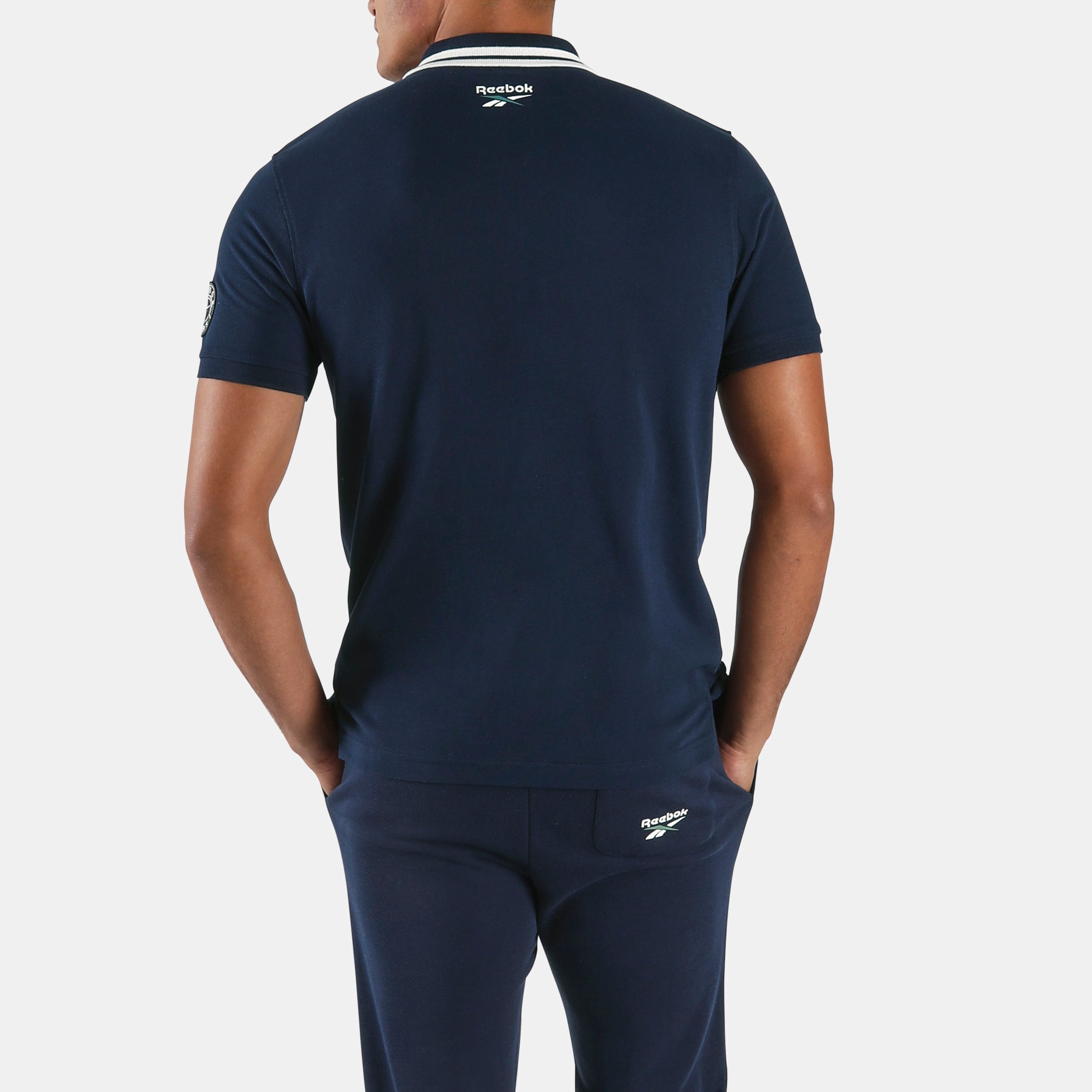 Reebok Men's Lawn Club Polo  In Navy REG