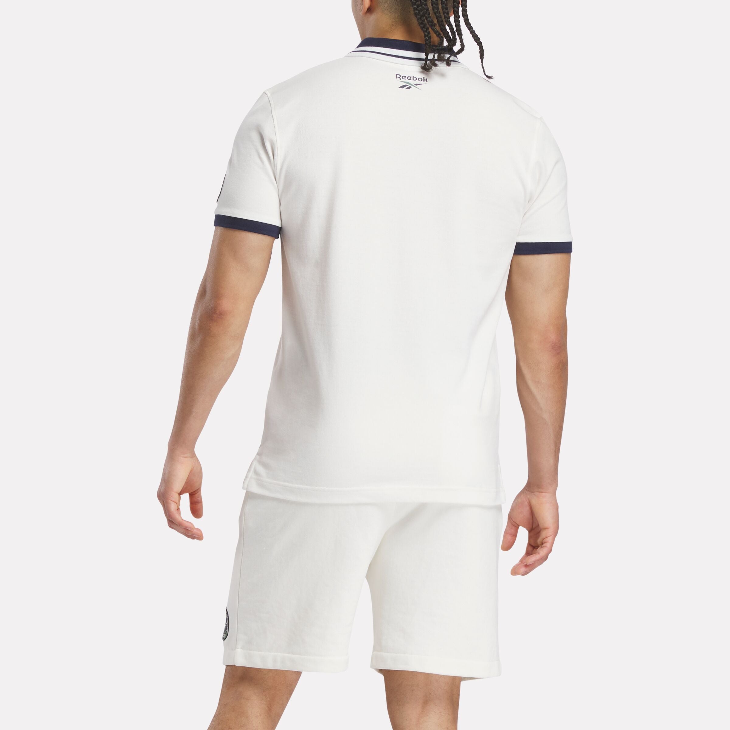 Reebok Men's Lawn Club Polo  In Chalk REG