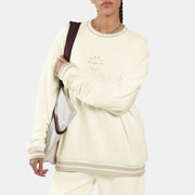 Reebok Women's Lawn Club Crew Sweatshirt  In Chalk REG