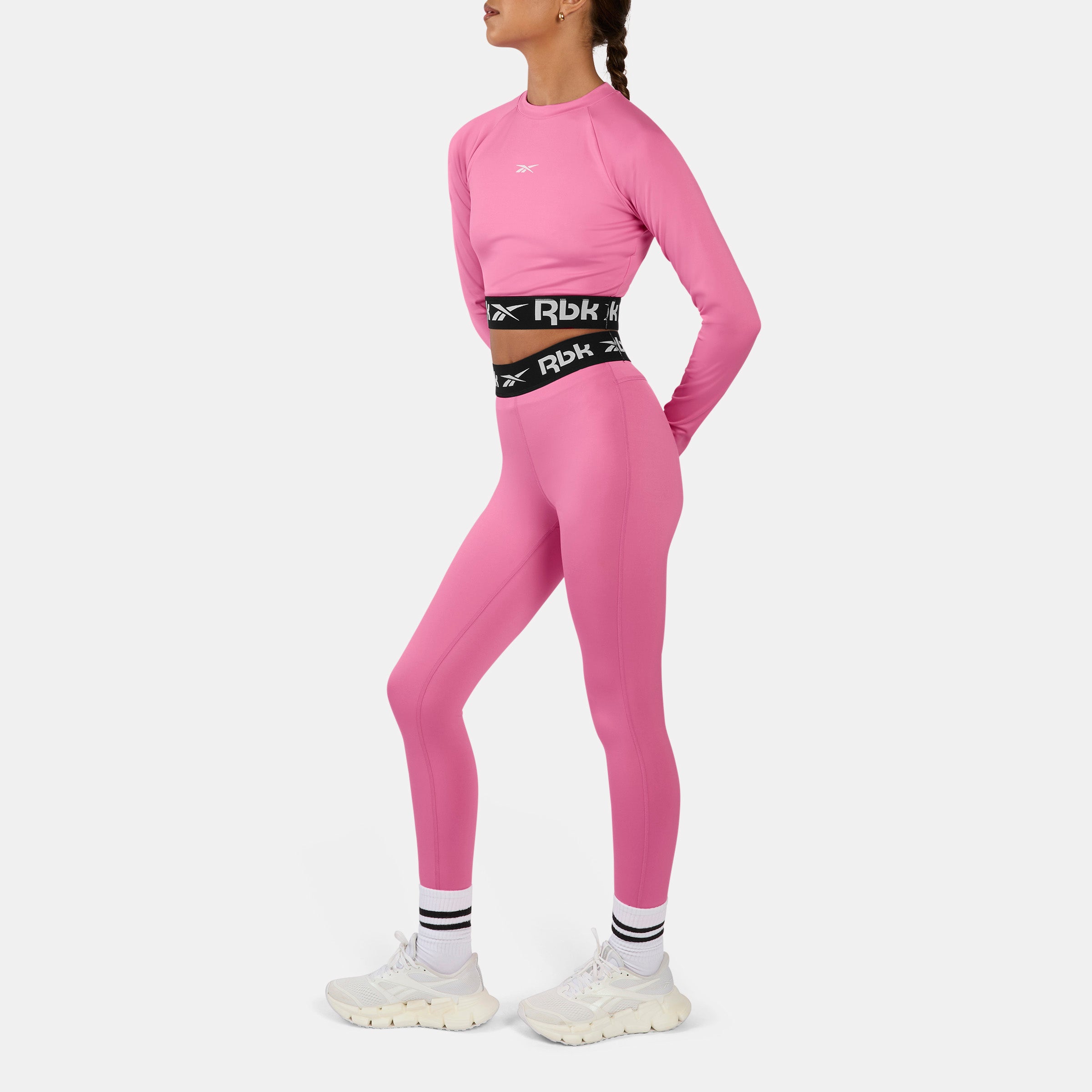 Reebok Women's Core Fitness Training Ruched Legging  In Playful REG